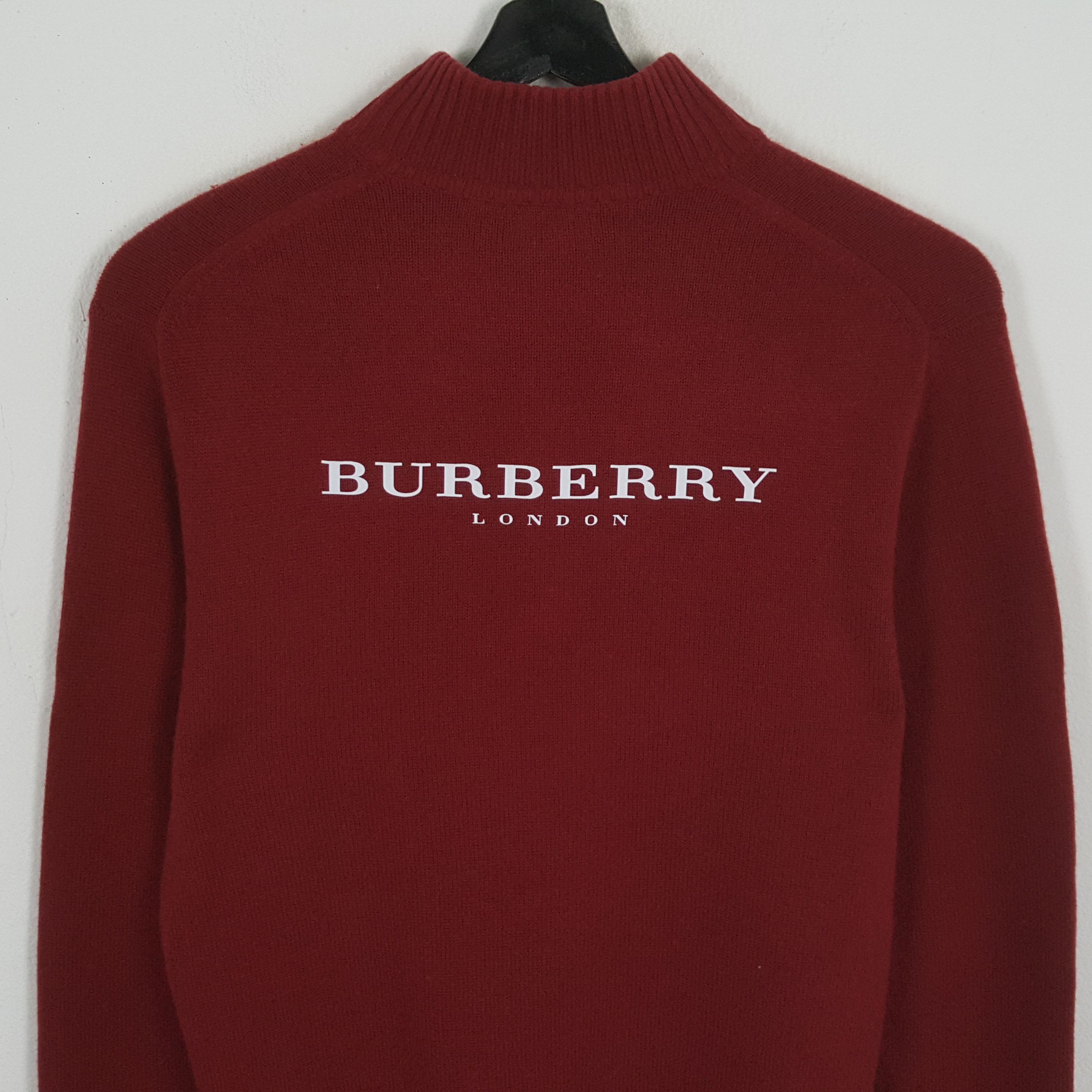 Burberry × Vintage BURBERRY LONDON Fashion Style Custom Art Sweater Size US M / EU 48-50 / 2 - 2 Thumbnail