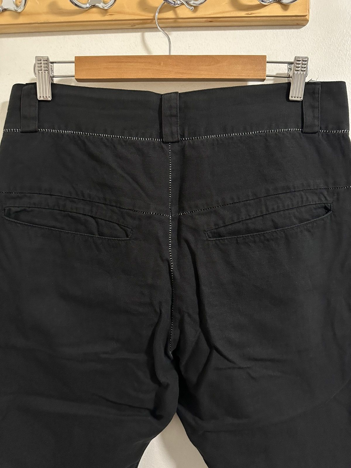 10sei0otto 10sei0otto 5 Pocket Black Trousers Size US 30 / EU 46 - 4 Thumbnail