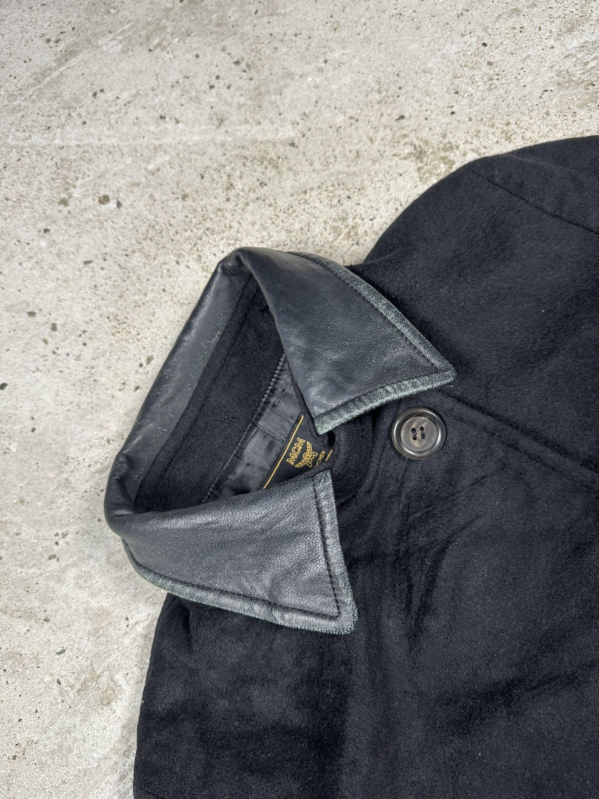 MCM × Vintage Vintage 90s MCM Munchen Black Coat Size S / US 4 / IT 40 - 9 Thumbnail