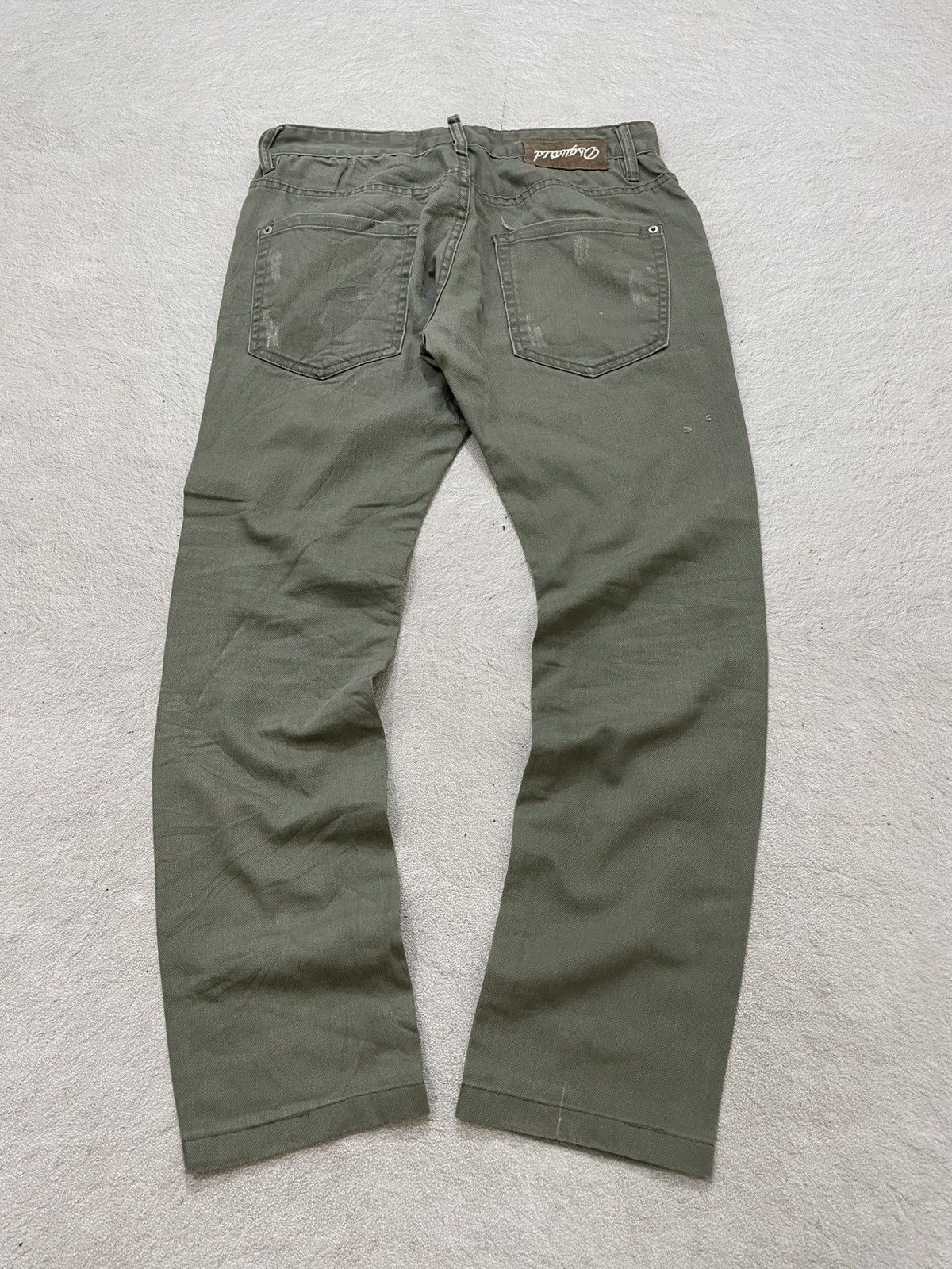 Japanese Brand 2000s Dsquared Paint splash Pants Streetwear Y2K Size US 30 / EU 46 - 7 Thumbnail
