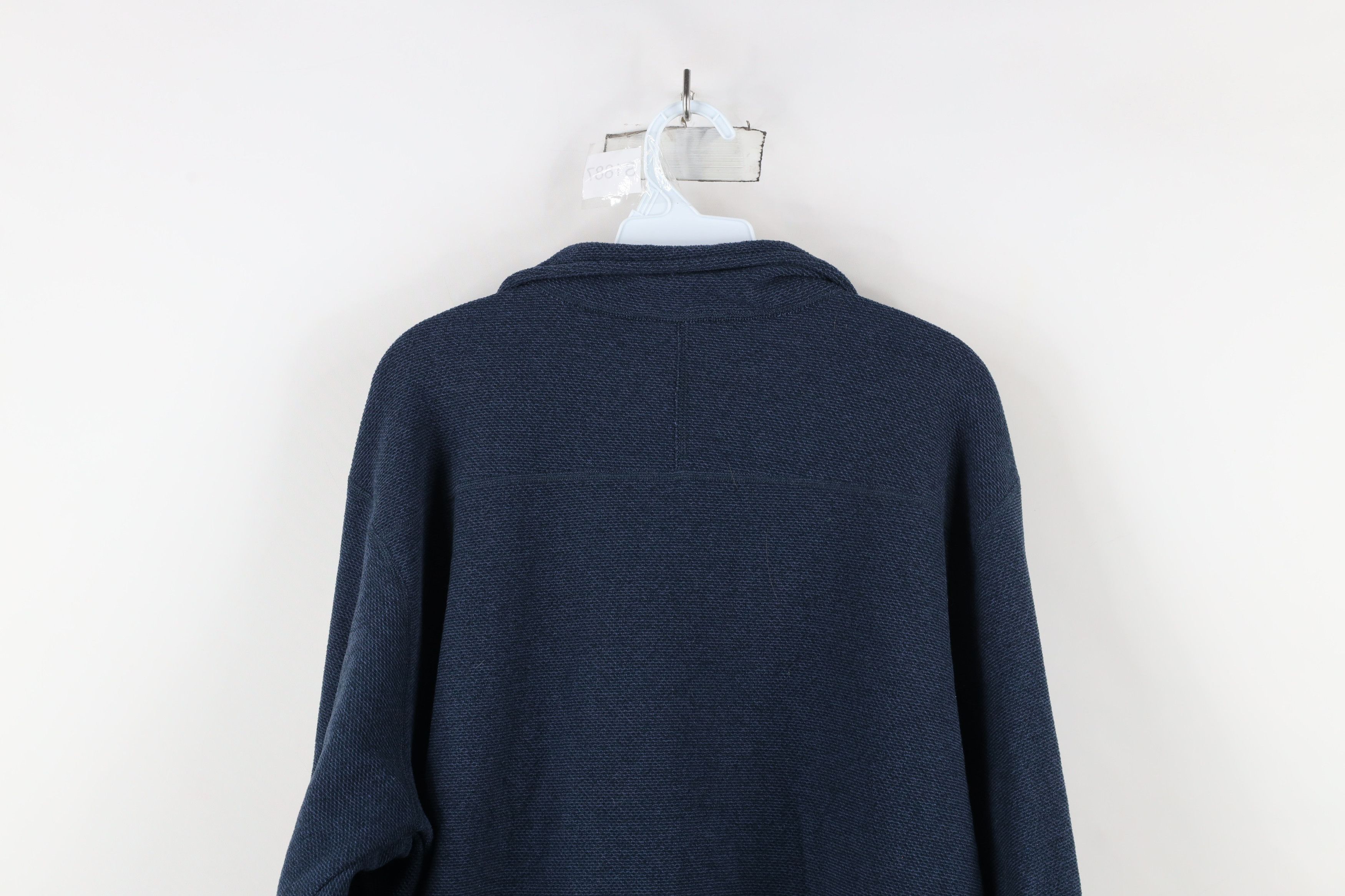 The North Face × Vintage The North Face Knit Half Zip Pullover Fleece Sweater Blue Size US XL / EU 56 / 4 - 9 Thumbnail