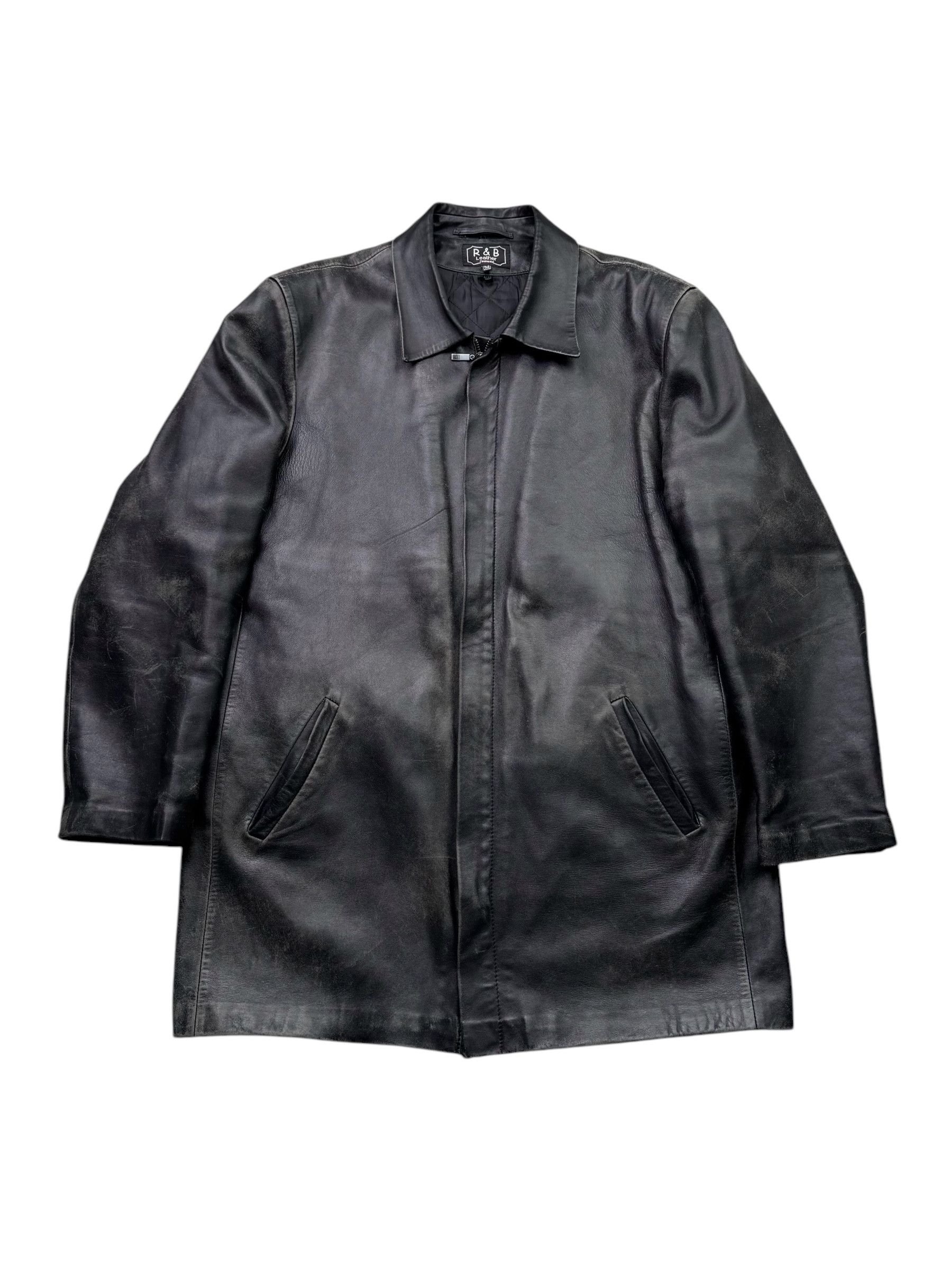 Other Vintage Time Faded Leather Jacket M125D15(E123)(V105) Size US XL / EU 56 / 4 - 1 Thumbnail
