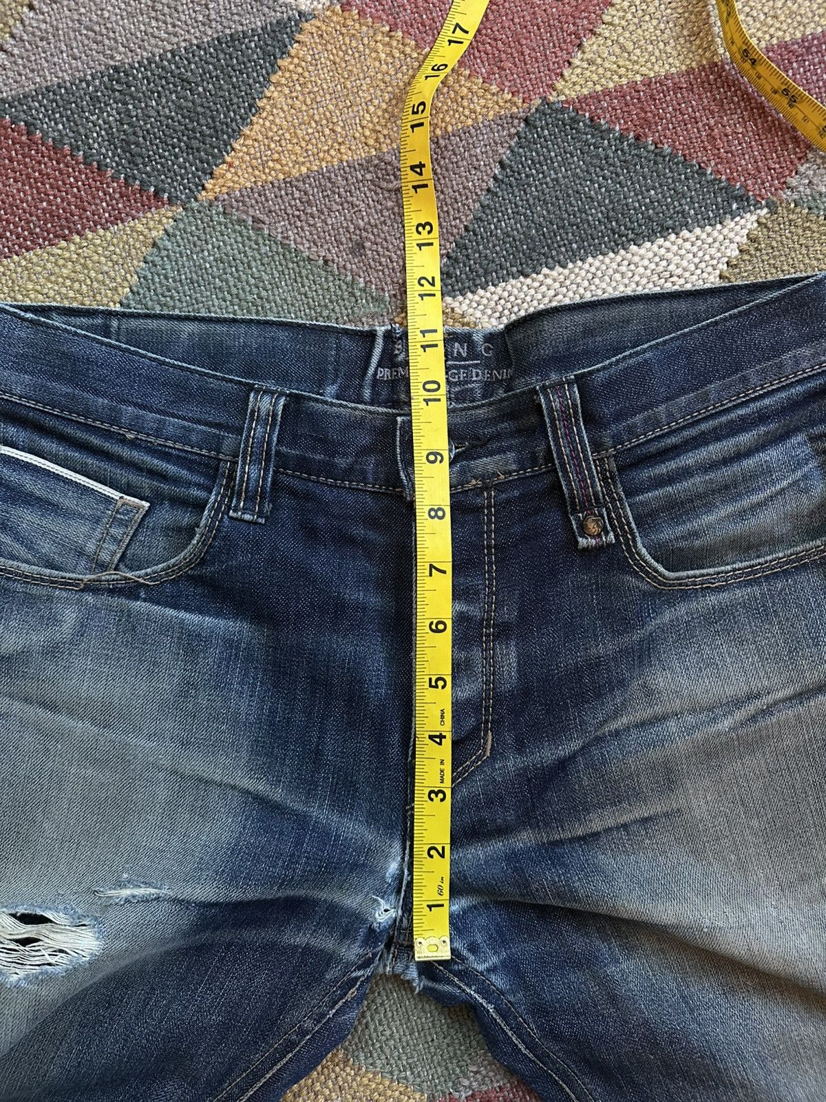 Billabong Vintage Billabong Raw/Selvedge Denim Size US 31 - 5 Thumbnail