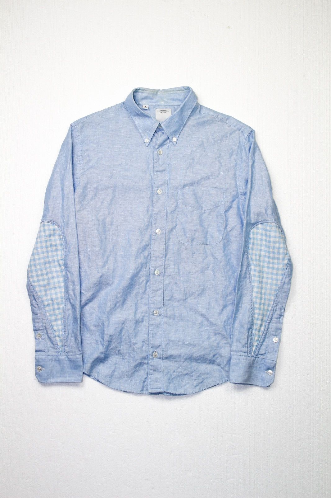 image of Visvim Albacore Shirt (It) in Blue, Men's (Size Small)