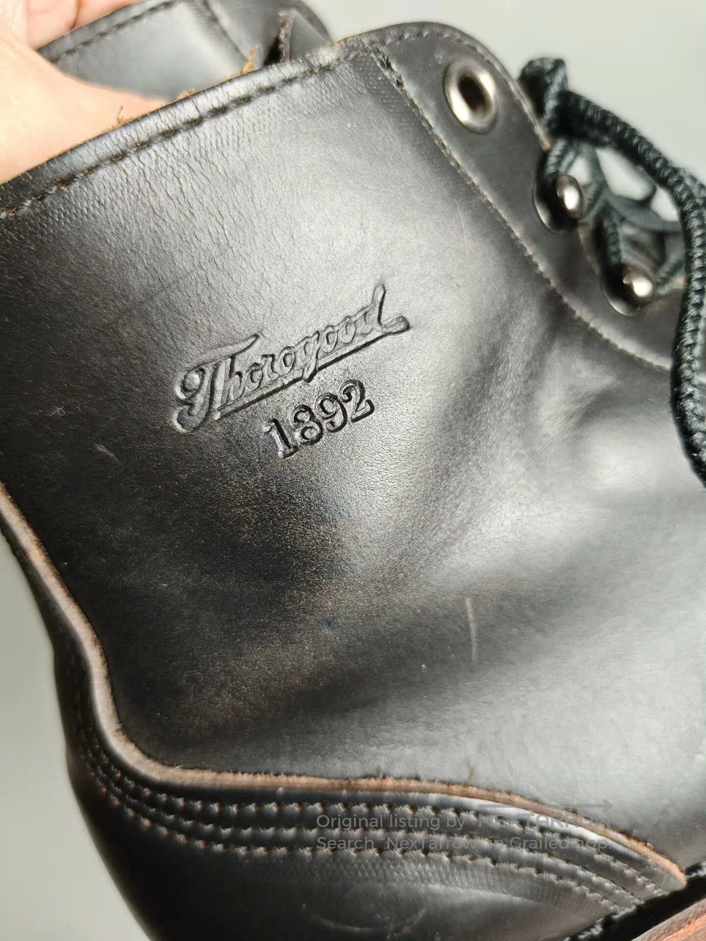 Thorogood Thorogood 7D Black Leather Boots USA. Size US 7 / EU 40 - 8 Thumbnail