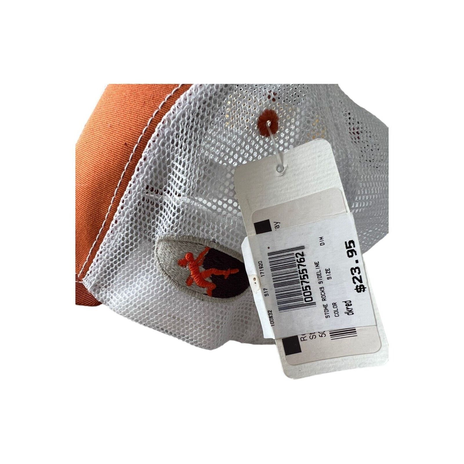 Other Stowe Rocks VT Orange White Snapback Hat New w/ Tags Size ONE SIZE - 7 Thumbnail