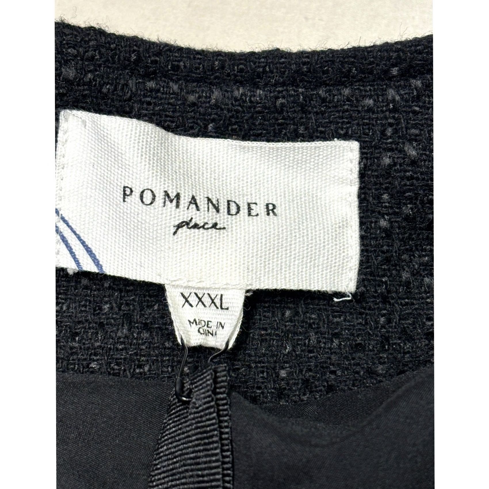 Vintage Tuckernuck Pomander Place Black Tweed Golden Button Jennings Jacket Womens XXXL Size XXL / US 16-18 / IT 52-54 - 6 Thumbnail