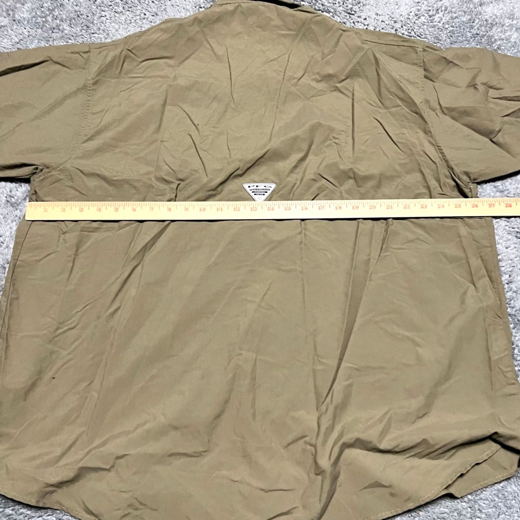 Vintage Columbia PFG Shirt Mens XL Button Up Short Sleeve Performance Brown Green Mens XL Size US XL / EU 56 / 4 - 6 Thumbnail