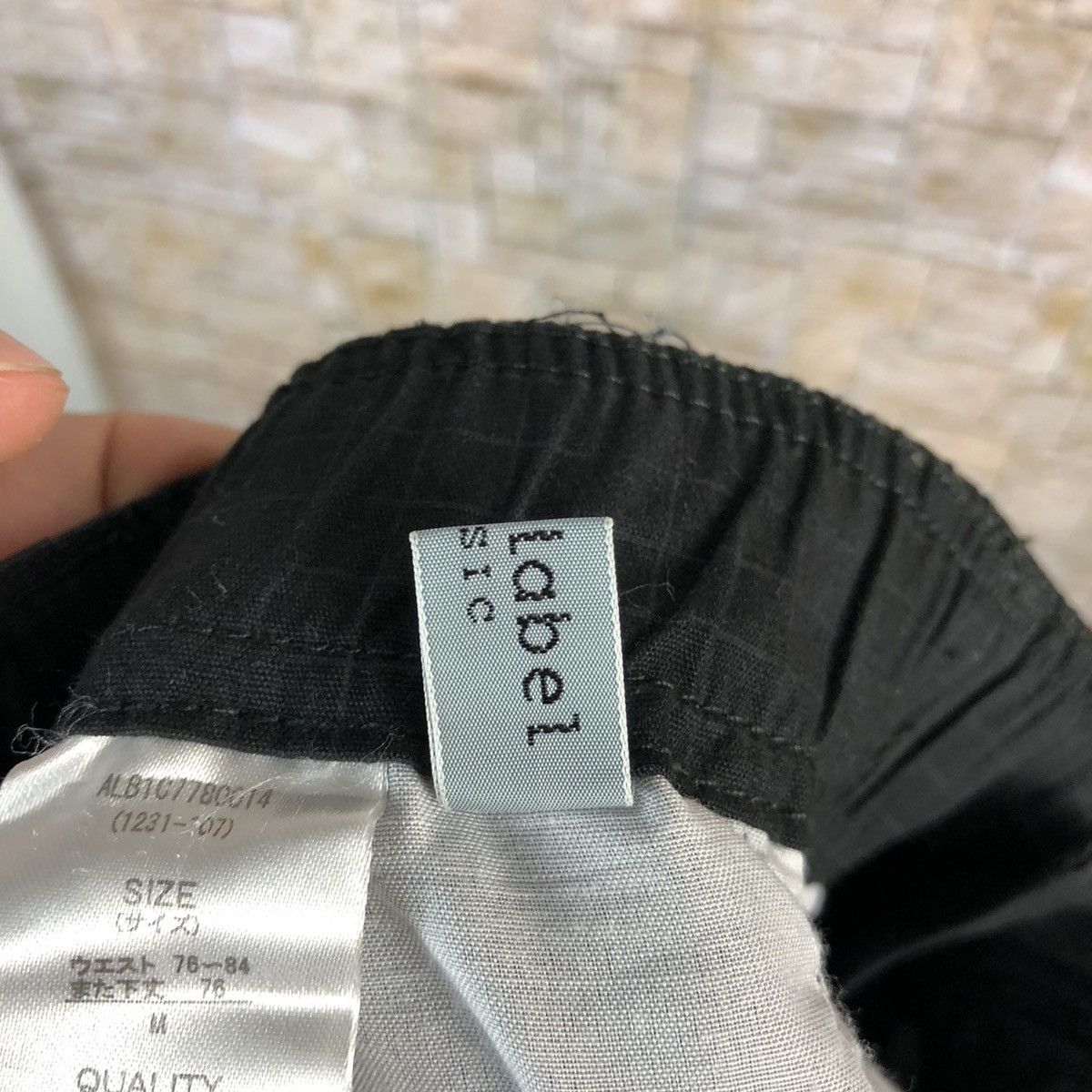 Japanese Brand Anti Label Basic Black Cargo Multipocket Pants #A739 Size US 29 - 22 Thumbnail
