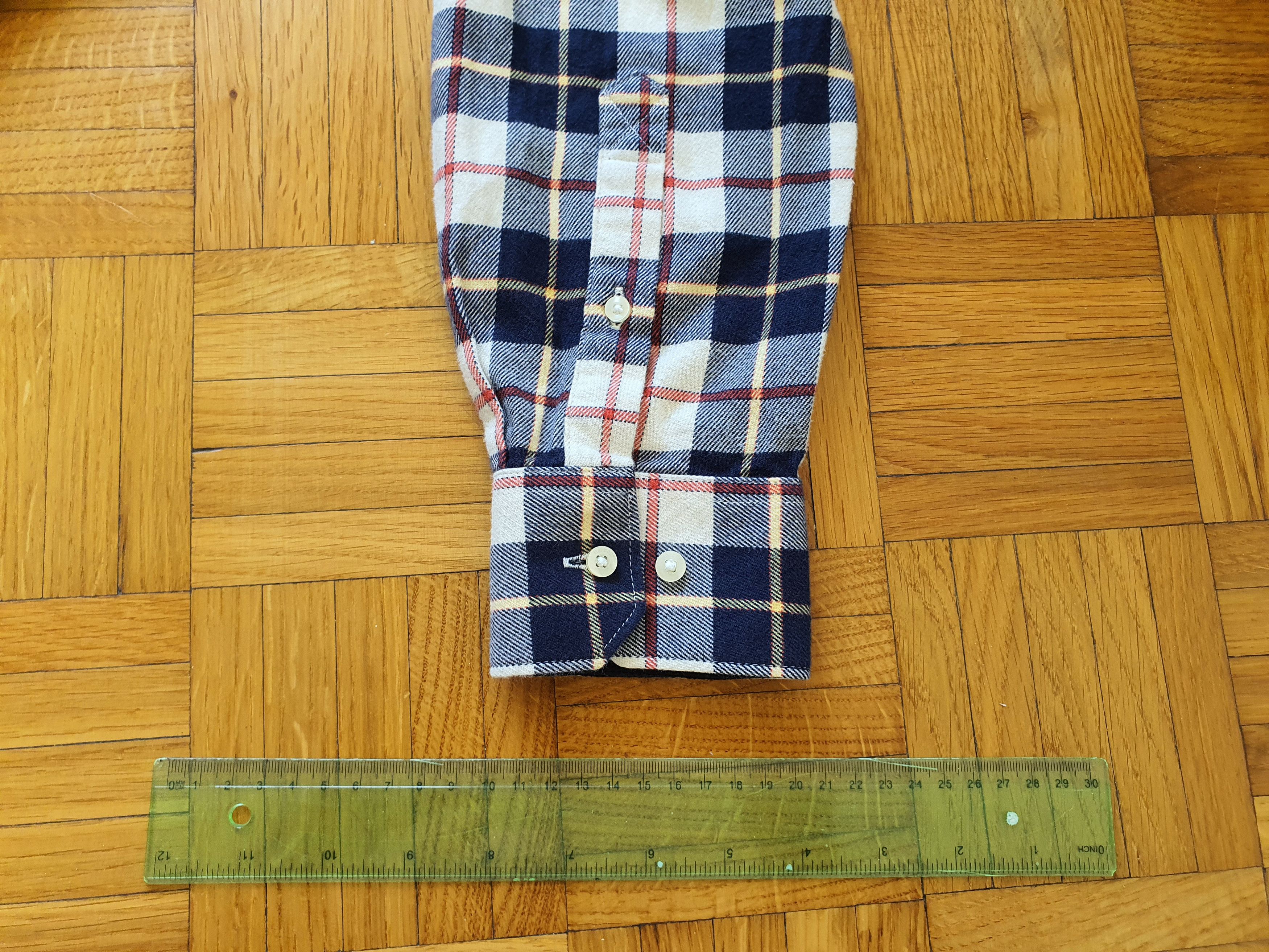Barbour × Flannel Button Down Collar Casual Dress Shirt - STAPLETON BLAKE Size US S / EU 44-46 / 1 - 11 Thumbnail