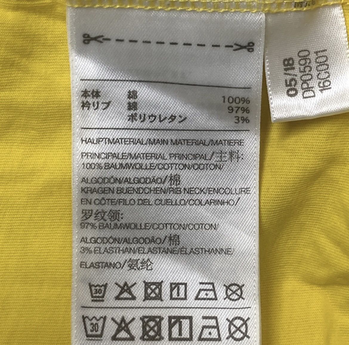Vintage × Y-3 SS18 Y-3 Tshirt Size US S / EU 44-46 / 1 - 4 Thumbnail
