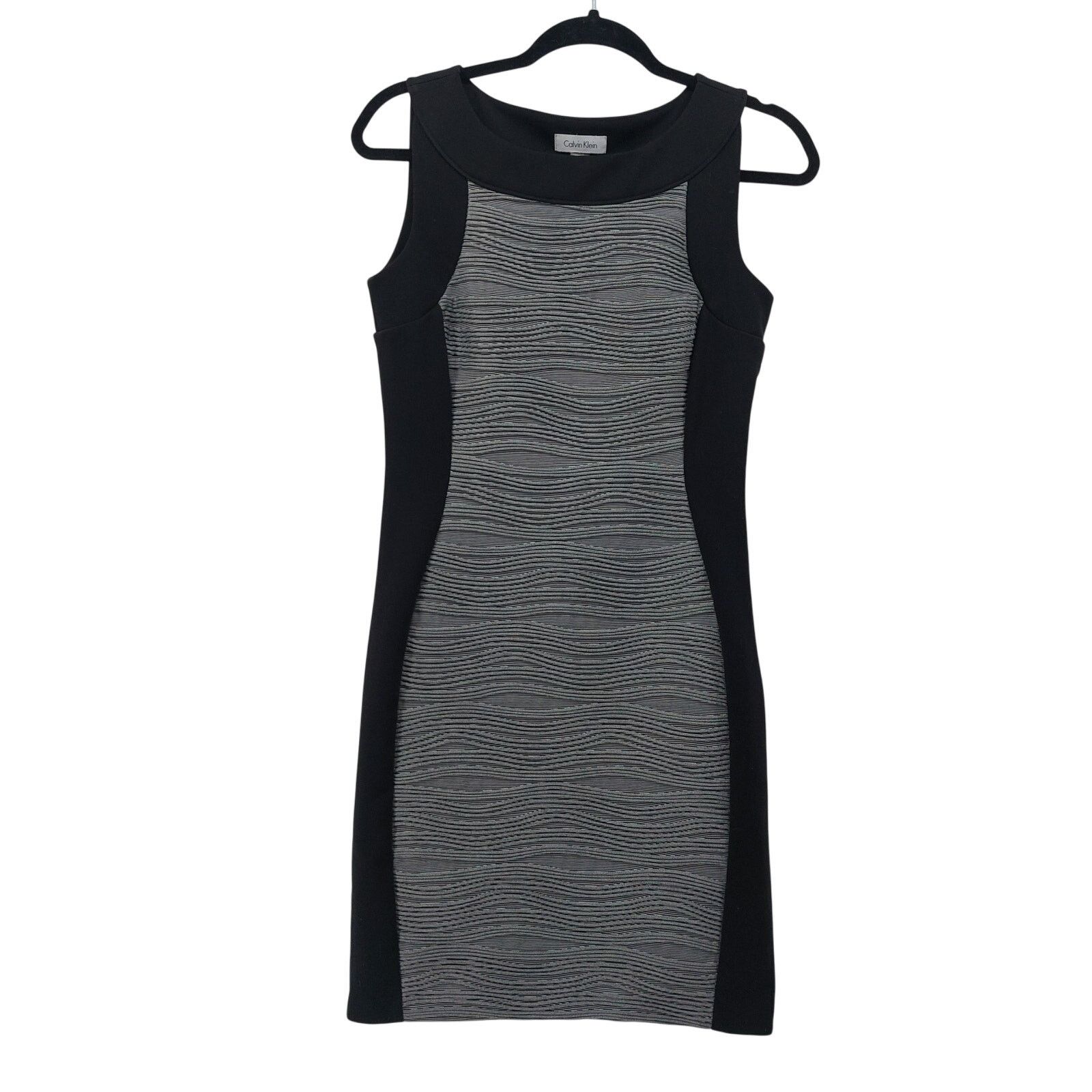 Calvin Klein Calvin Klein Women's Sheath Dress Size 4 Textured Career Size S / US 4 / IT 40 - 1 Thumbnail