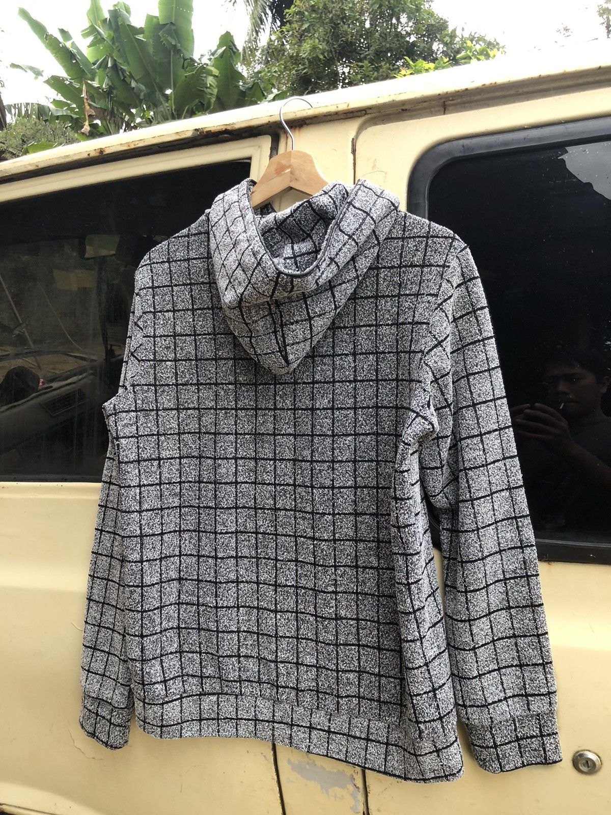 If Six Was Nine × Le Grande Bleu (L.G.B.) × semanticdesign Semantic Design Sweatshirt Checkered Hoodie Size US M / EU 48-50 / 2 - 7 Thumbnail