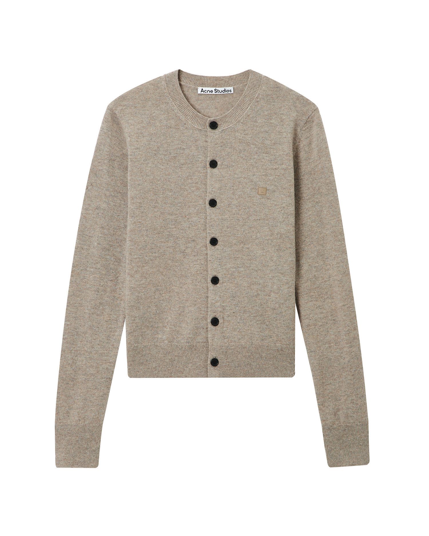 Acne Studios Acne Studios FACE Label Ornament Knit Cardigan Size XS / US 0-2 / IT 36-38 - 1 Thumbnail