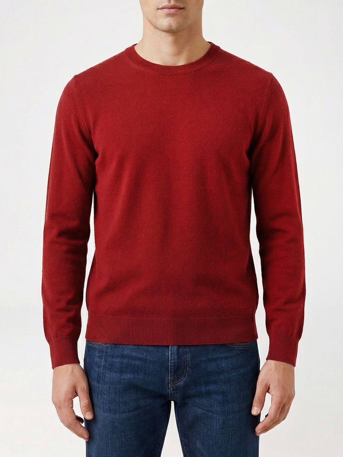 Brunello Cucinelli Brunello Cucinelli Sweater Men Cherry Size US XXL / EU 58 / 5 - 1 Thumbnail