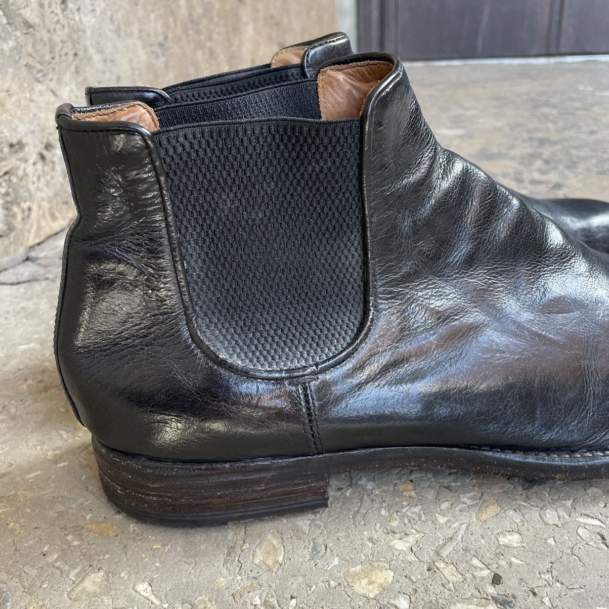 Officine Creative Officine Creative Anatomia 083 Black Leather Chelsea Boots Size US 11 / EU 44 - 16 Thumbnail