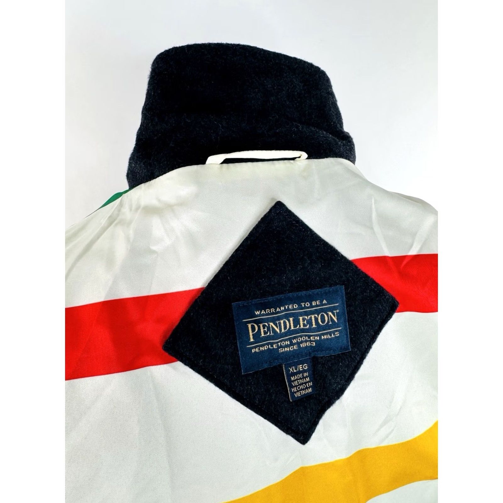 Pendleton PENDLETON Wool Western Jacket Coat - Mens XL - Wool Blend - Very Dark Gray / Black - Chore Ranch Field EXCELLENT Size US XL / EU 56 / 4 - 7 Thumbnail