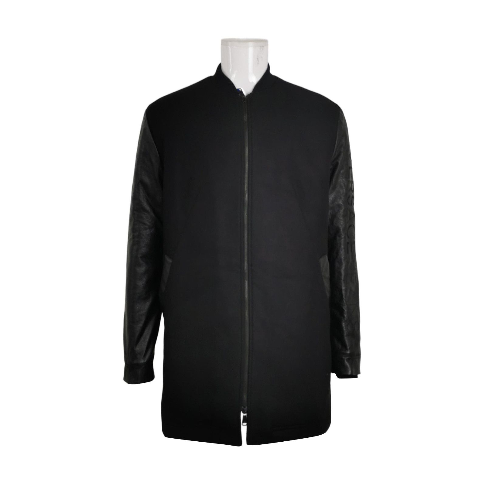 Louis Vuitton Versace Quilted Logo Leather-Sleeve Jacket M Size US M / EU 48-50 / 2 - 1 Thumbnail
