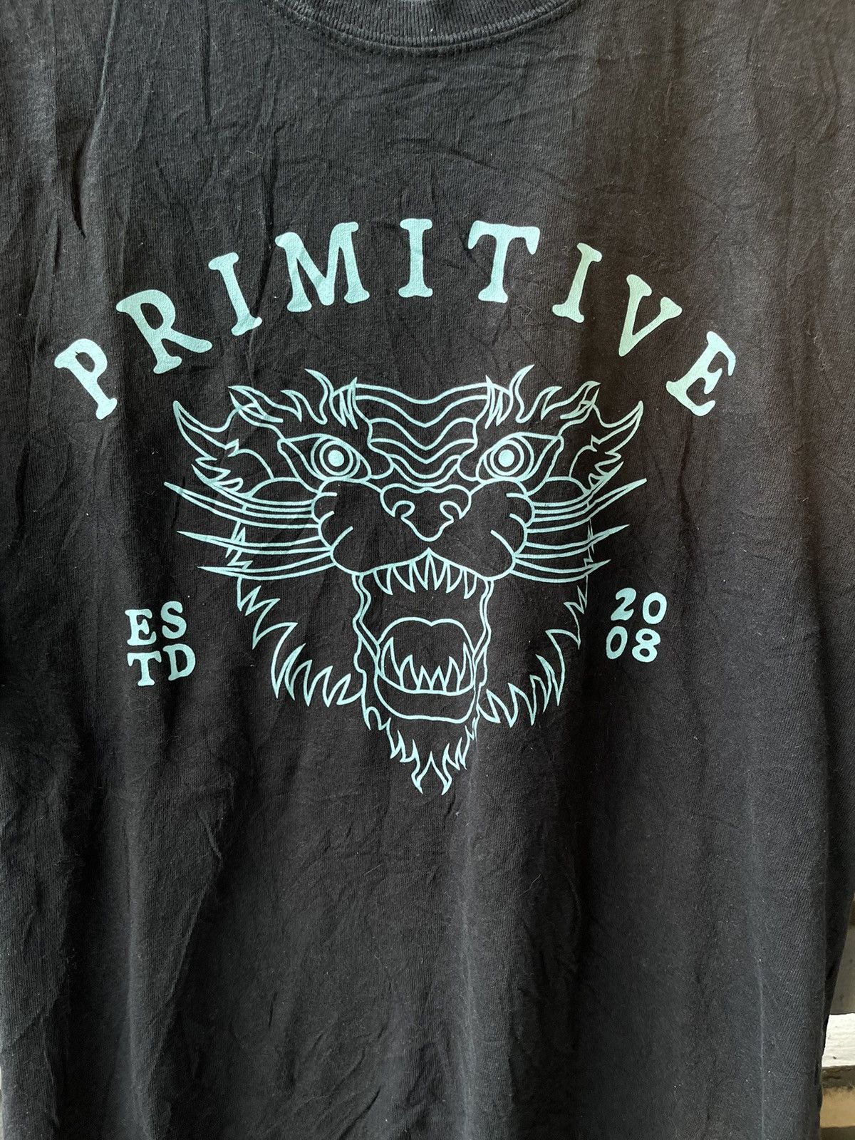 Primitive × Vintage Primitive black t-shirt 📸 Size US XL / EU 56 / 4 - 4 Thumbnail