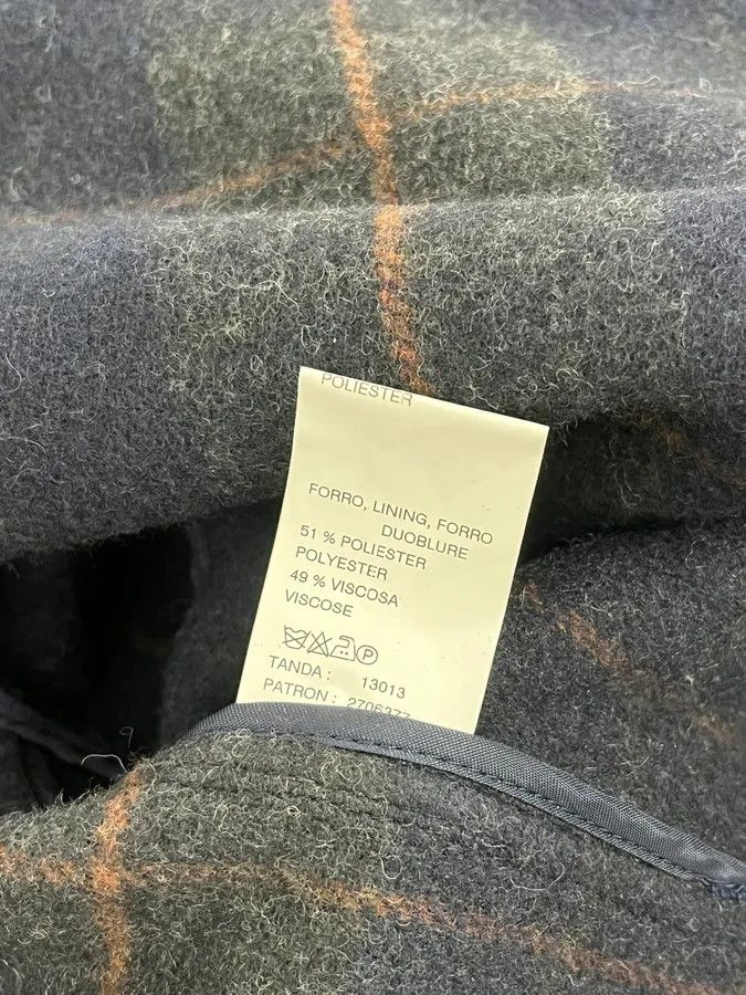 Yves Saint Laurent 1990s Yves Saint Laurent Classy Dark Navy Wool Duffle Coat Size US M / EU 48-50 / 2 - 10 Thumbnail