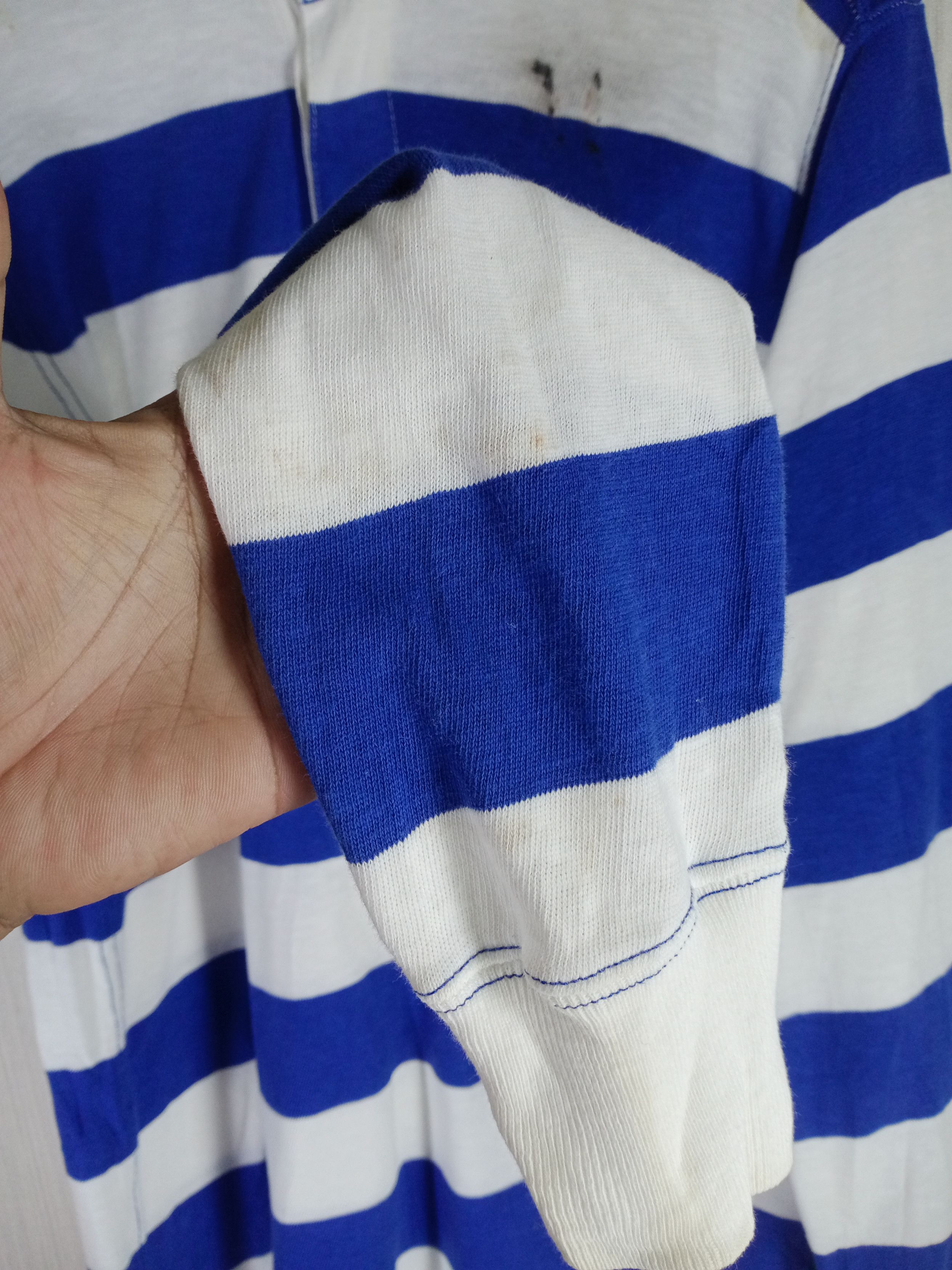 Polo Ralph Lauren Rare Vintage Polo Ralph Lauren Striped Long Sleeve Polo Size US M / EU 48-50 / 2 - 10 Thumbnail