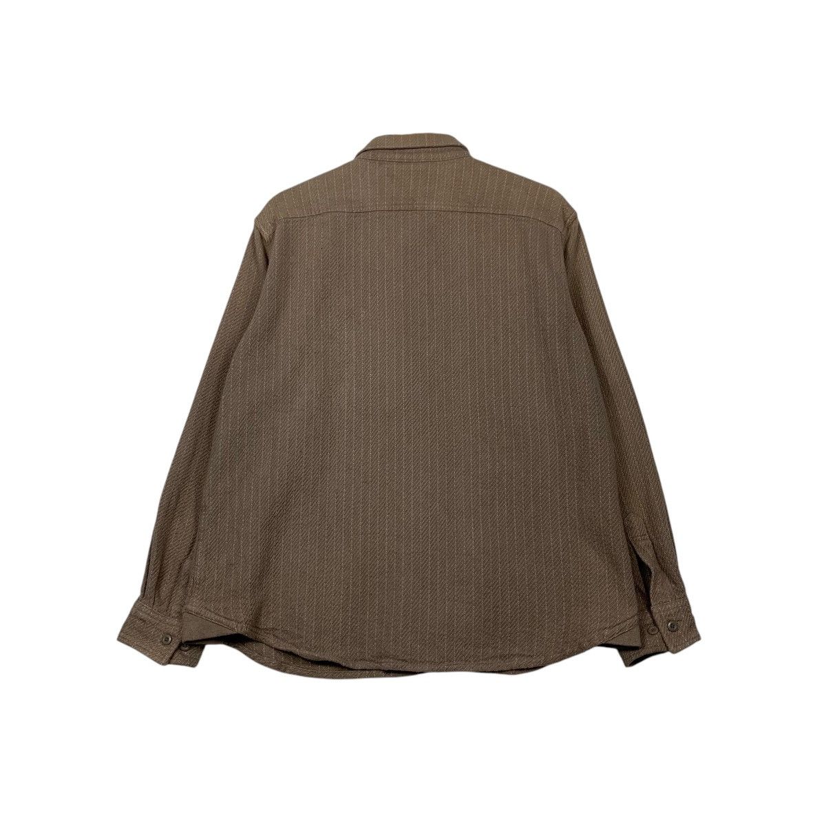Japanese Brand DRUG STORE’S Striped Shirt Jacket #2288-C101 Size US L / EU 52-54 / 3 - 7 Thumbnail
