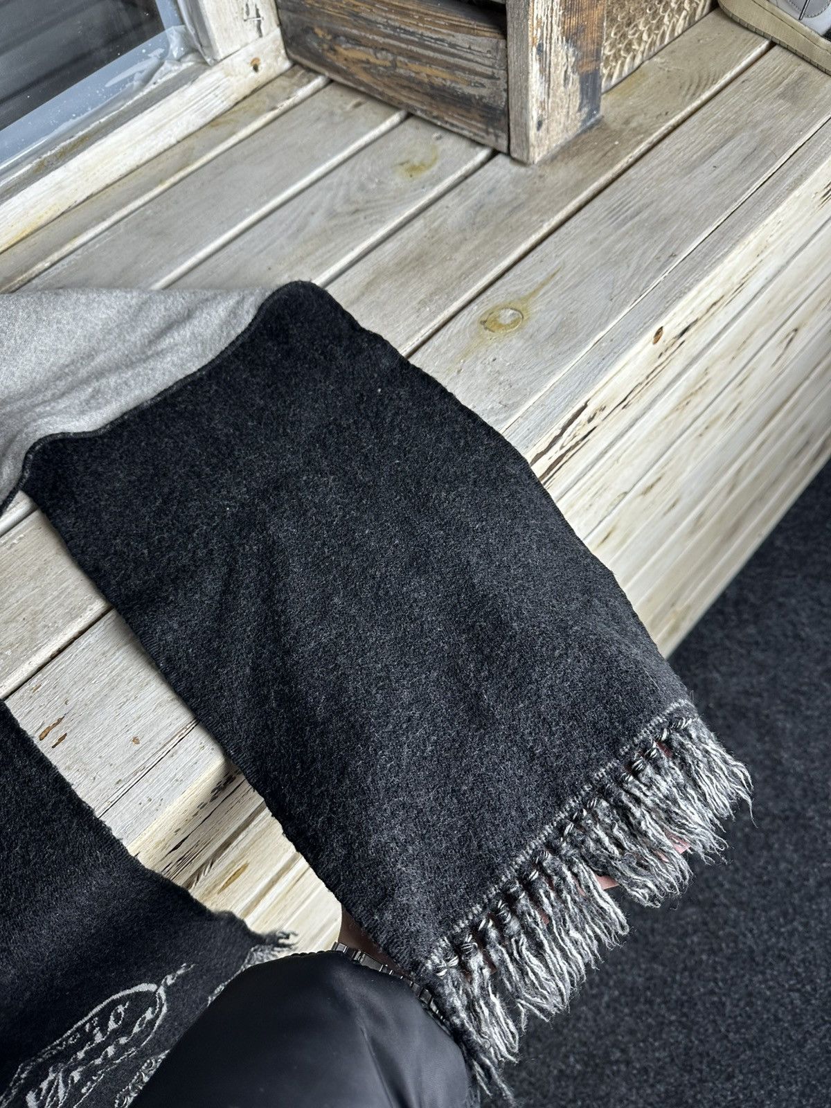 Emporio Armani × Vintage 🚨Vintage 90s Emporio Armani logo Scarf / Muffler / Neckwear Size ONE SIZE - 3 Thumbnail