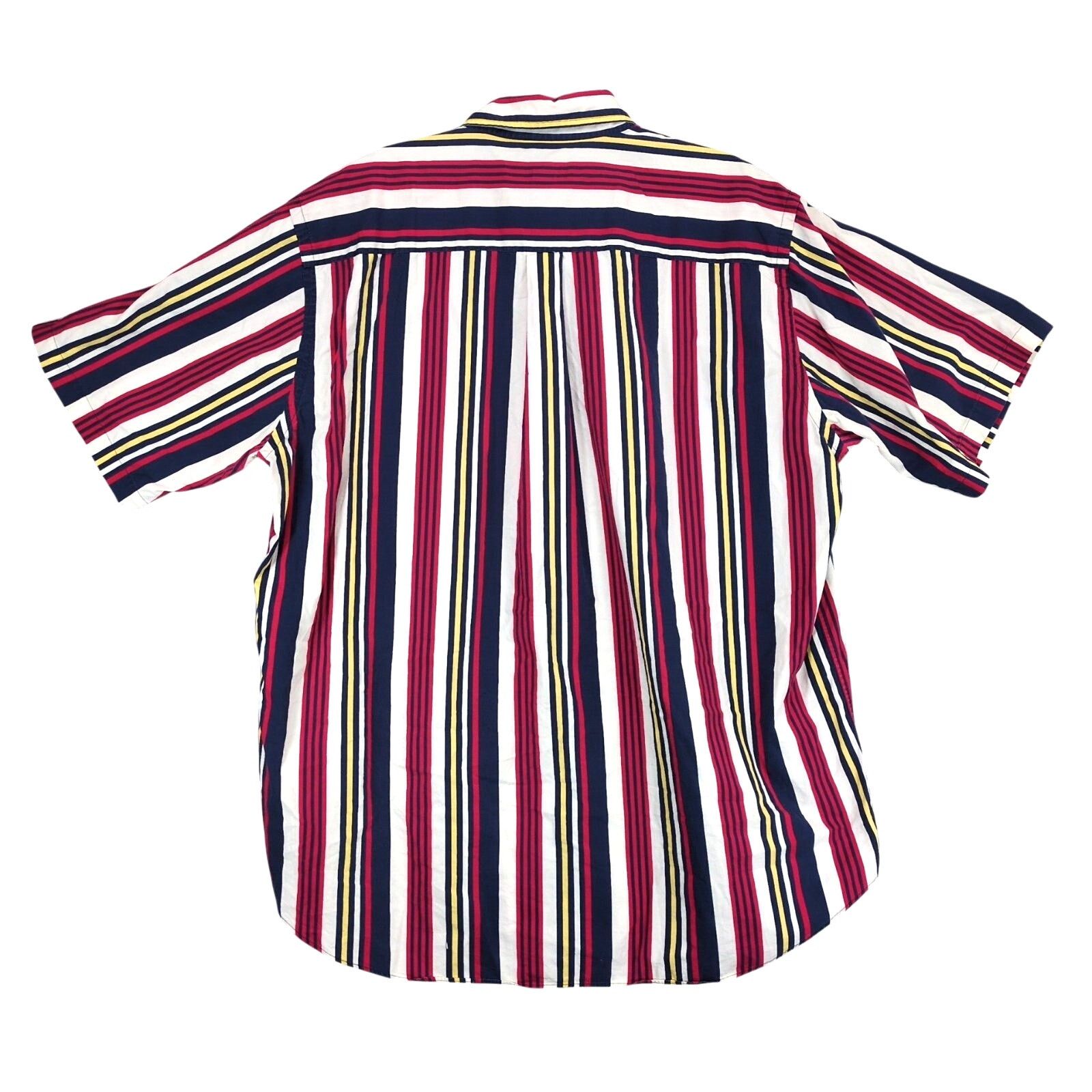 Hunt Club Vintage Hunt Club Men's 2XL Tall Striped Button Down Shirt Size US XXL / EU 58 / 5 - 3 Thumbnail