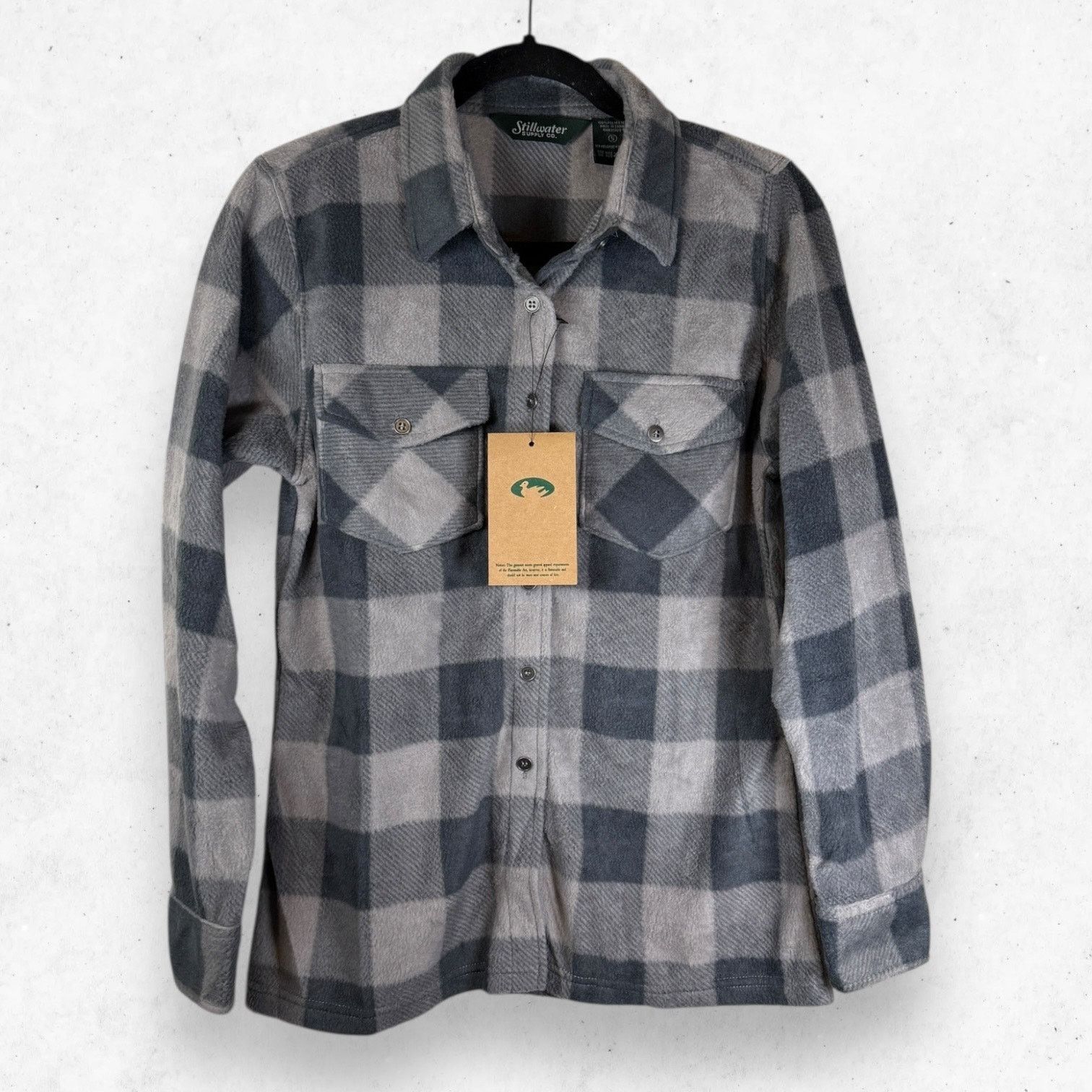 Other Stillwater Supply Co. Women's Size S Gray Color Fleece Shirt Size S / US 4 / IT 40 - 1 Thumbnail
