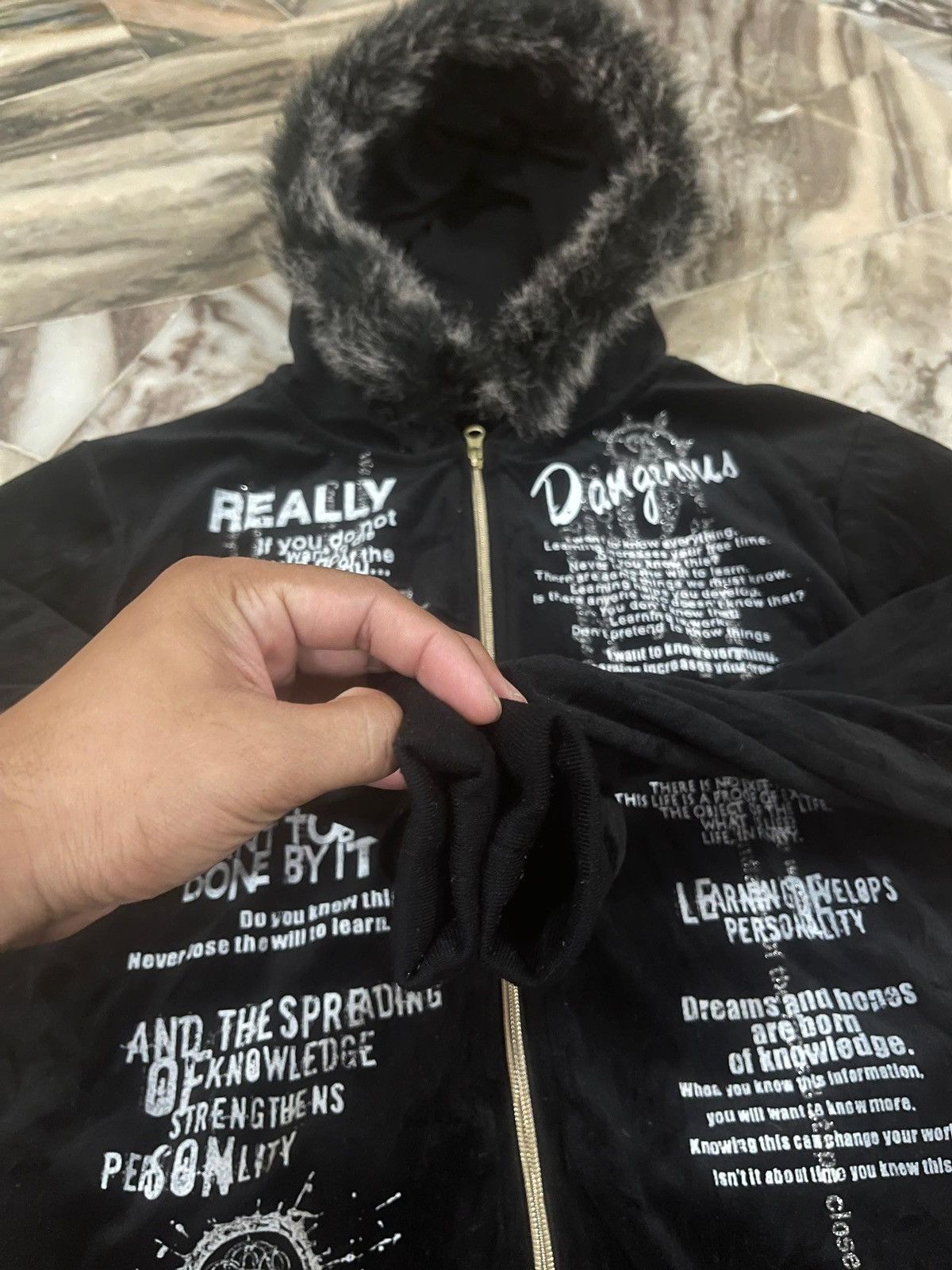Hysteric Glamour Beaumont Carr Velvet Fur Hoodie Size US L / EU 52-54 / 3 - 7 Thumbnail