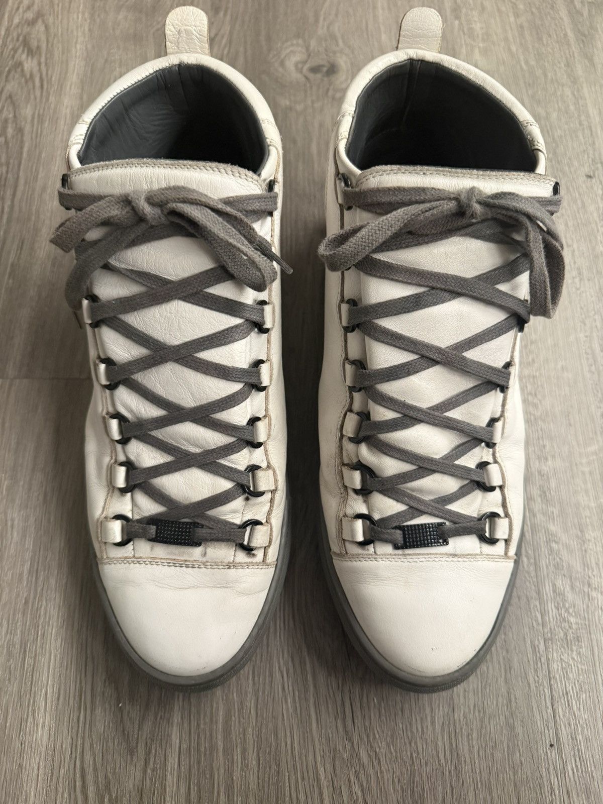 Balenciaga Balenciaga Arena Sneakers White/Grey US9 Size US 9 / EU 42 - 2 Thumbnail