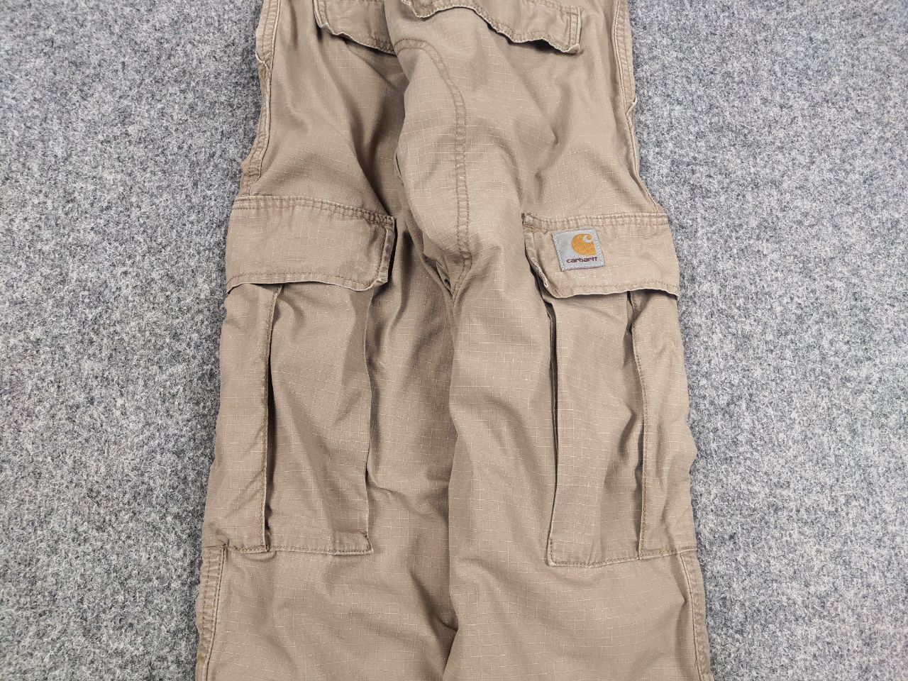 Vintage Carhartt Beige Ripstop Faded Cargo Pants Y2k Style