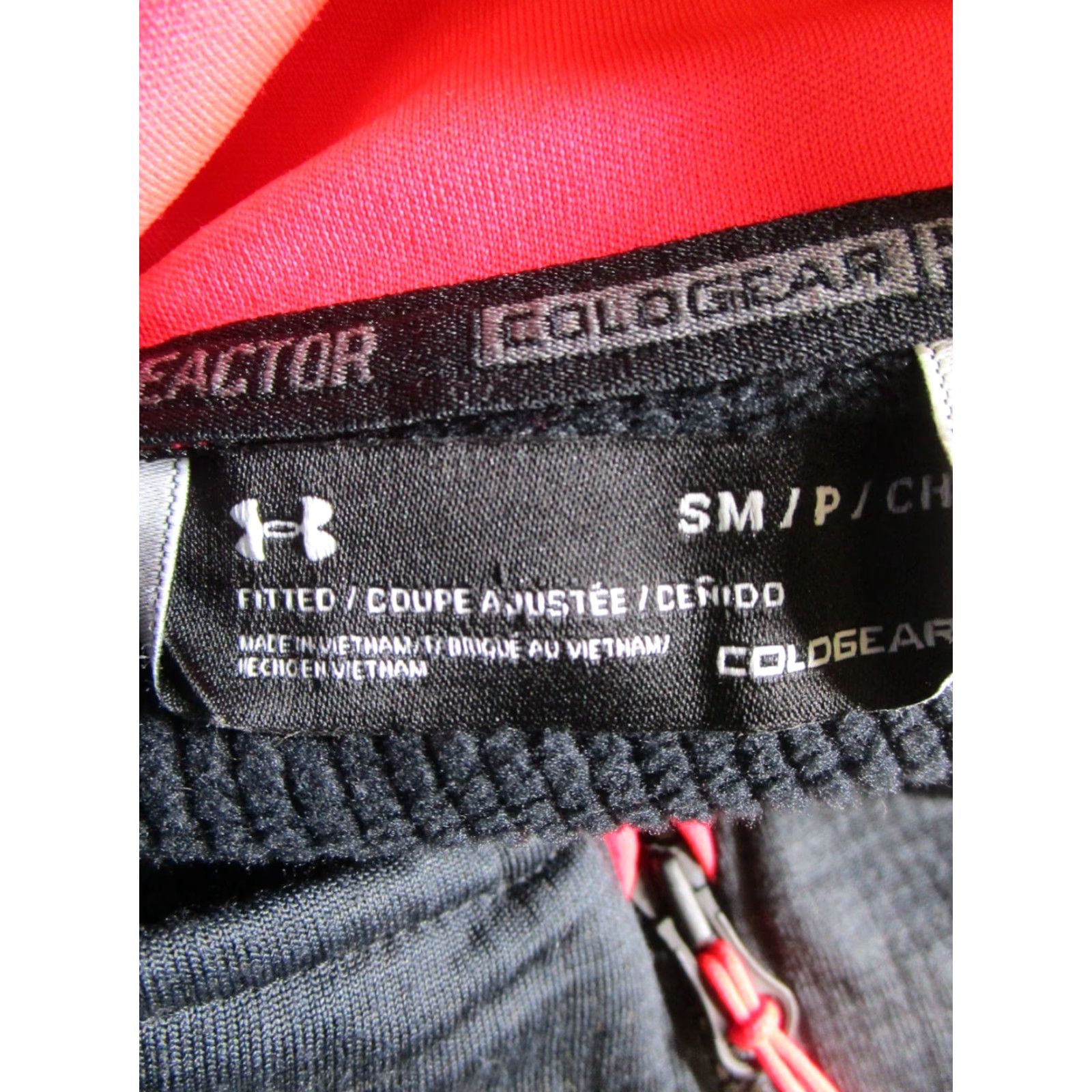 Under Armour Under Armour Sweatshirt Mens Small Black Coldgear Running Quarter Zip Mock Neck Pullover Size US S / EU 44-46 / 1 - 3 Thumbnail