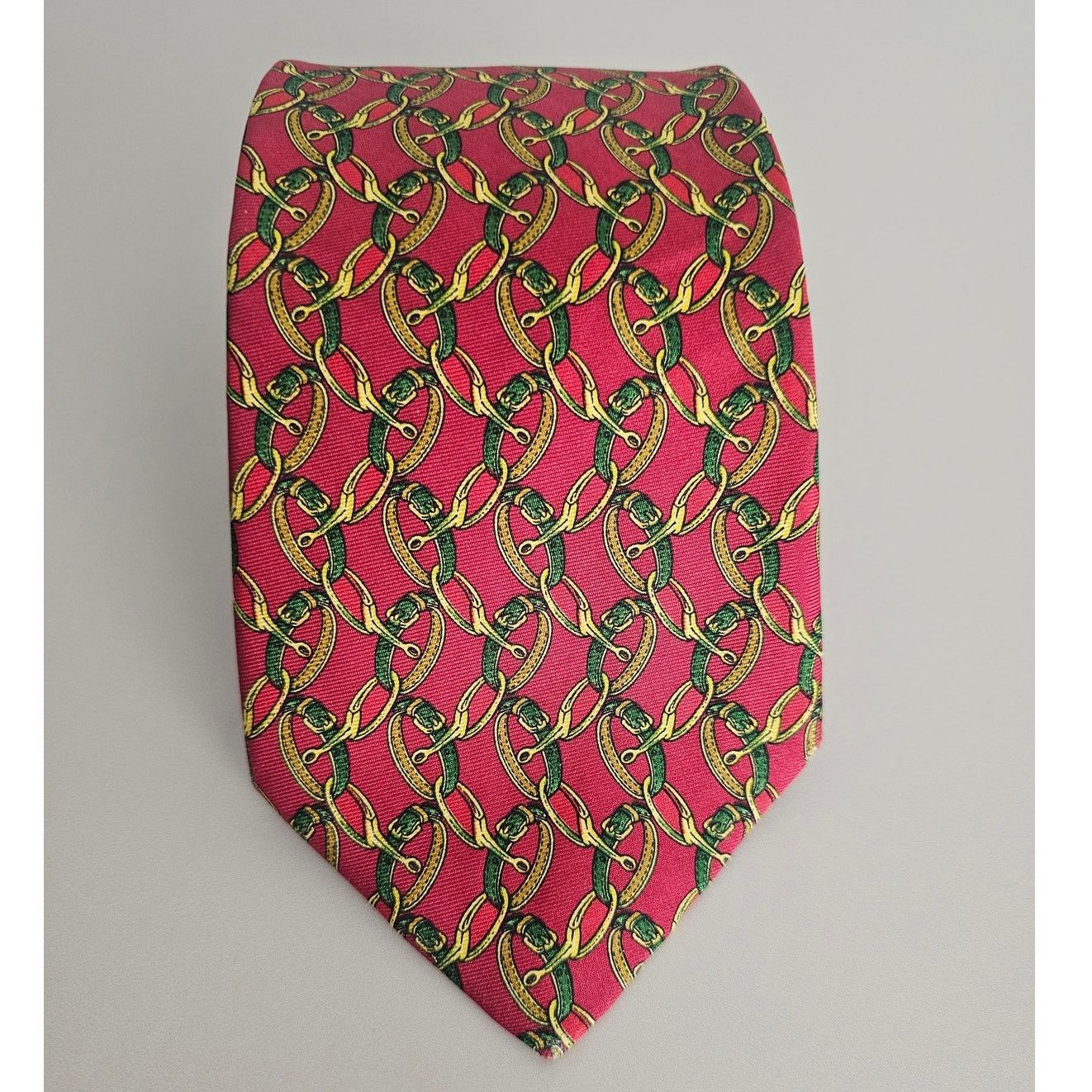 Brooks Brothers Brooks Brothers MAKERS Silk Belts Stirrups Necktie Tie 3.75" Size ONE SIZE - 1 Thumbnail