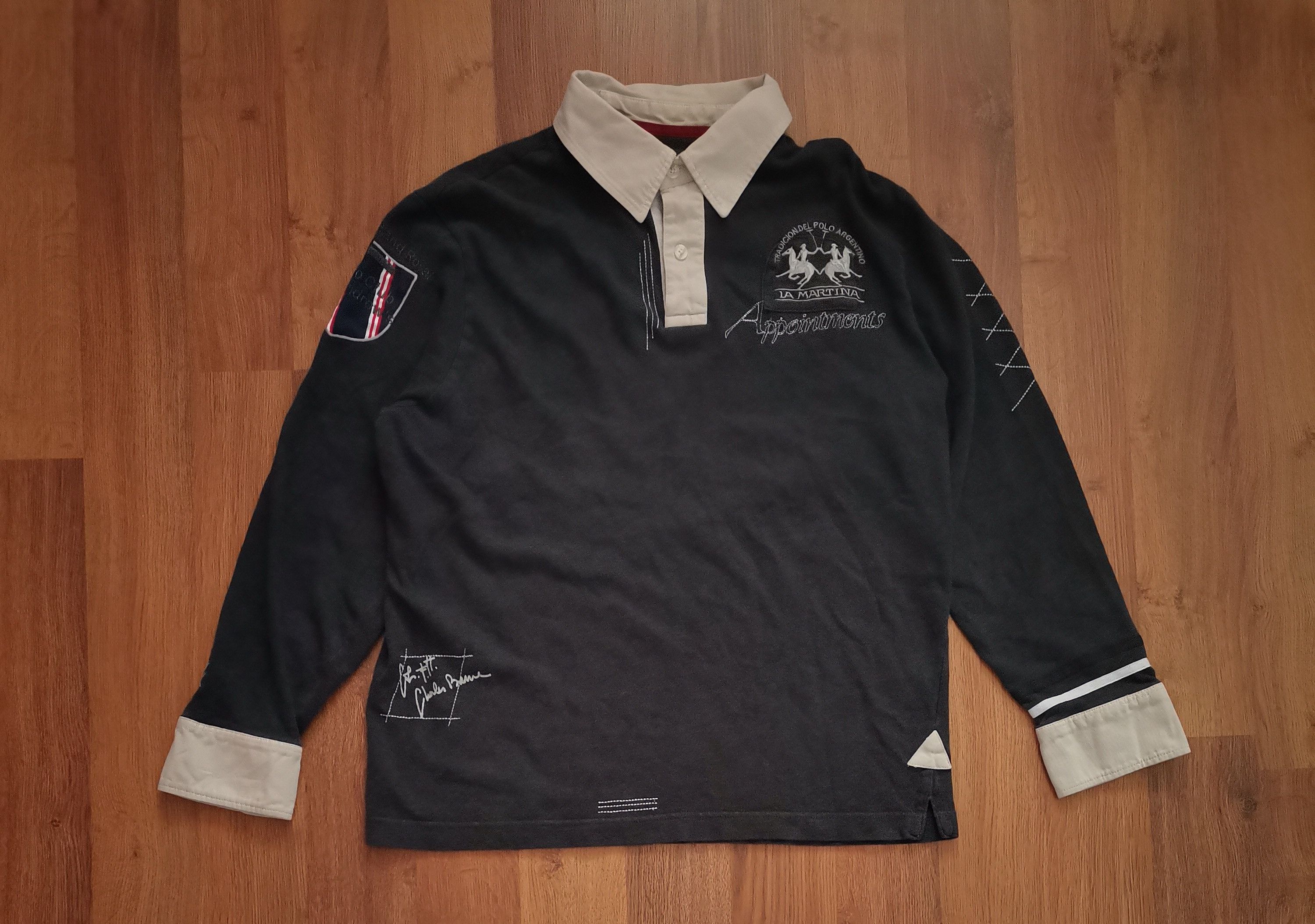 La Martina La Martina L/S Polo Size US XXL / EU 58 / 5 - 1 Thumbnail