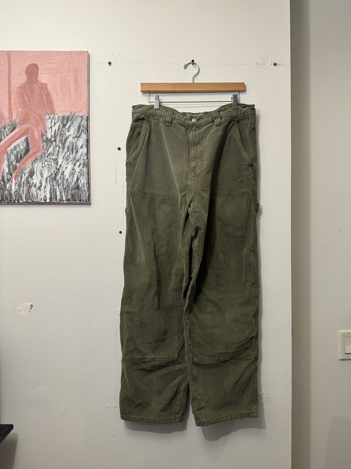 Other STUSSY DOUBLE KNEE DENIM CARPENTER WORK PANTS 34 Size US 34 / EU 50 - 1 Thumbnail