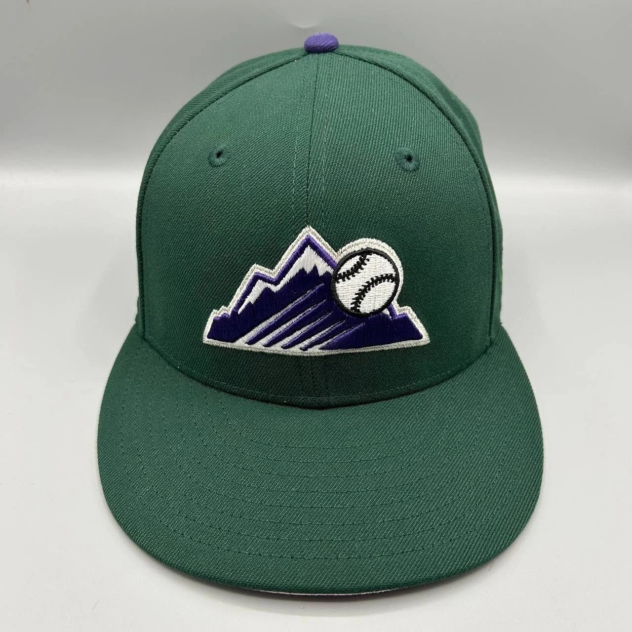 New Era Colorado Rockies Hat Men 7 1/4 Green MLB Fitted Cap Hatclub Size ONE SIZE - 1 Thumbnail