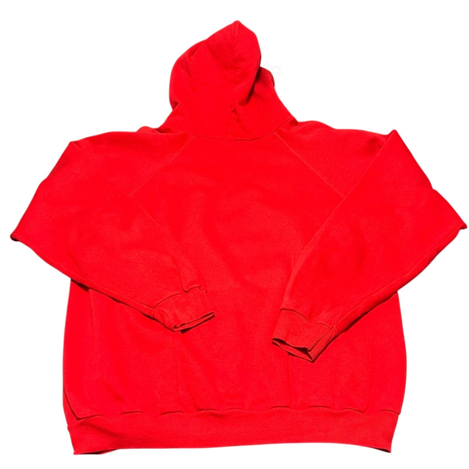 Hanes Vintage Wisconsin Badgers Hoodie Sweatshirt 80s MADE IN USA Size US XL / EU 56 / 4 - 4 Thumbnail