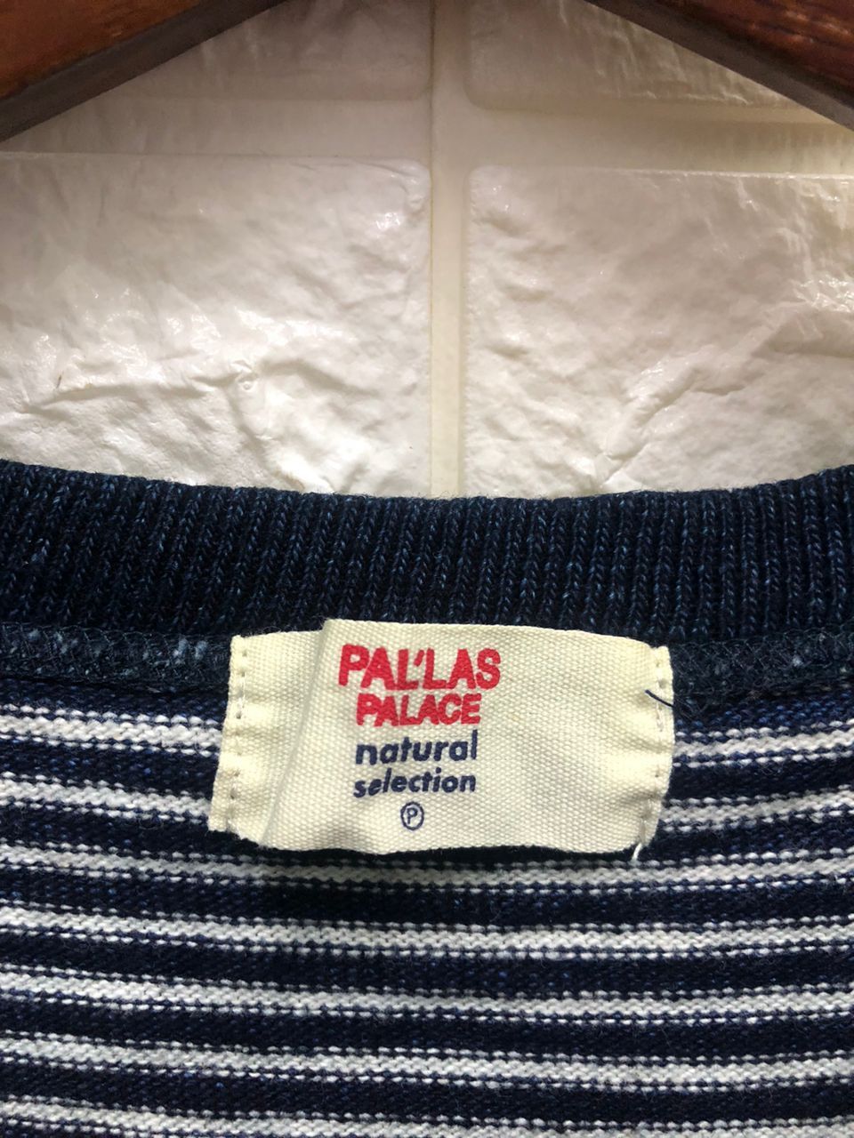 Designer vintage PALAS PALACE Striped black white made in japan Size US M / EU 48-50 / 2 - 10 Thumbnail