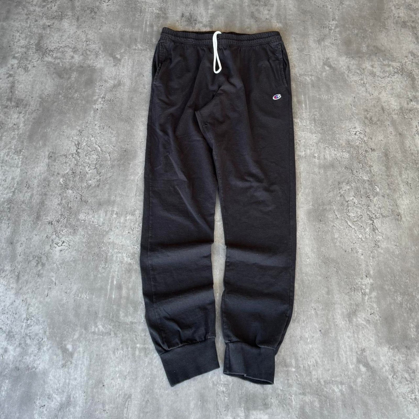 Champion × Vintage Vintage Y2K Champion Black Opium Embroidered Sweatpants Size US 33 - 1 Thumbnail