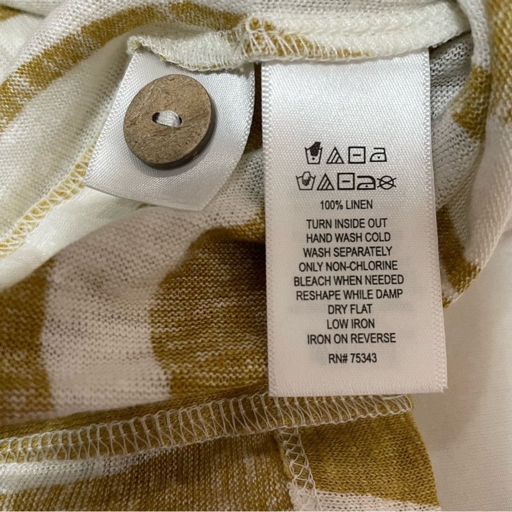 Elie Tahari NWT New Tahari Short Sleeve Knit Linen Top Size M Size M / US 6-8 / IT 42-44 - 8 Thumbnail