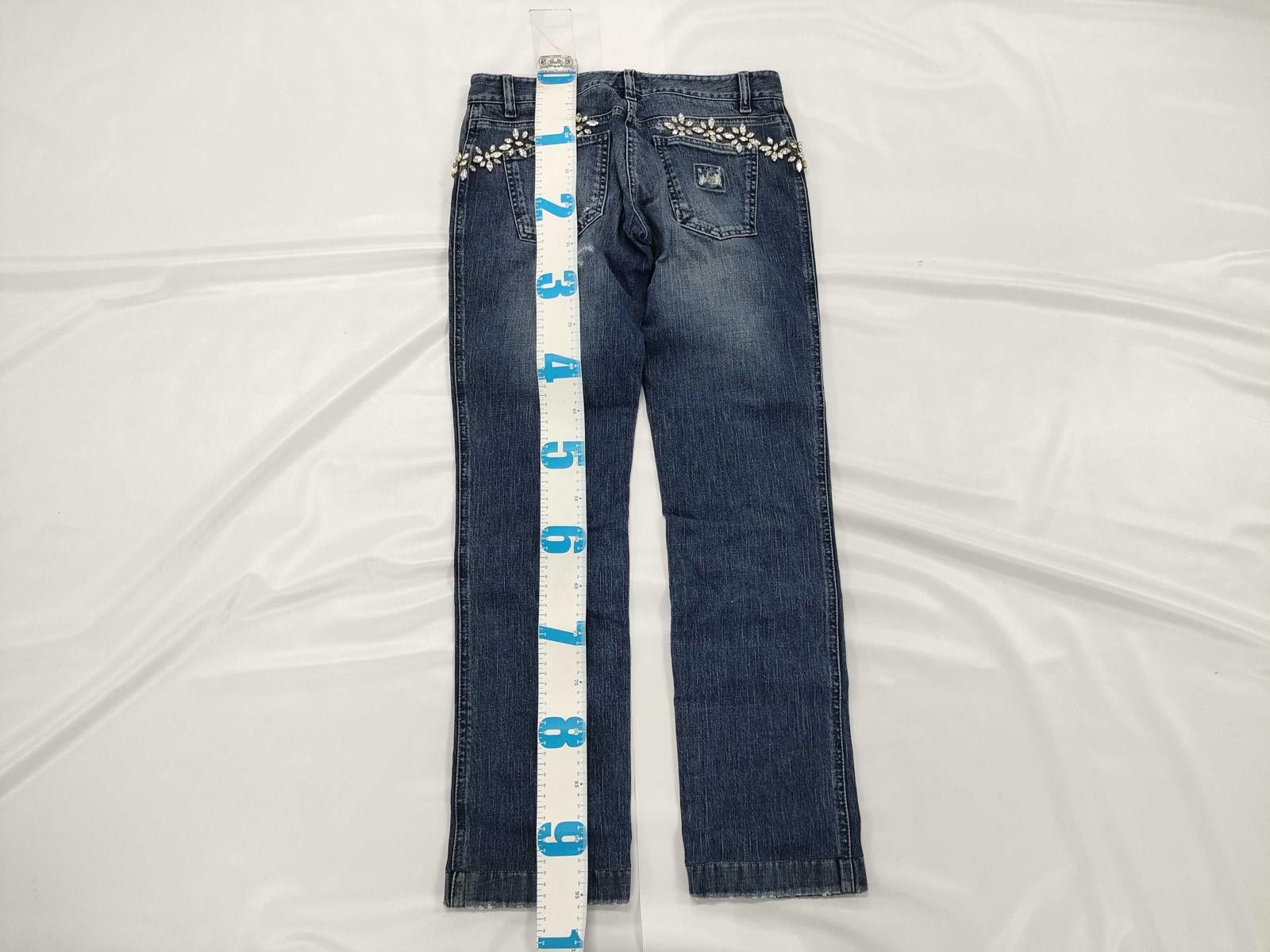 Dolce & Gabbana Dolce & Gabbana Jeweled Denim Jeans Size 30" / US 8 / IT 44 - 2 Thumbnail