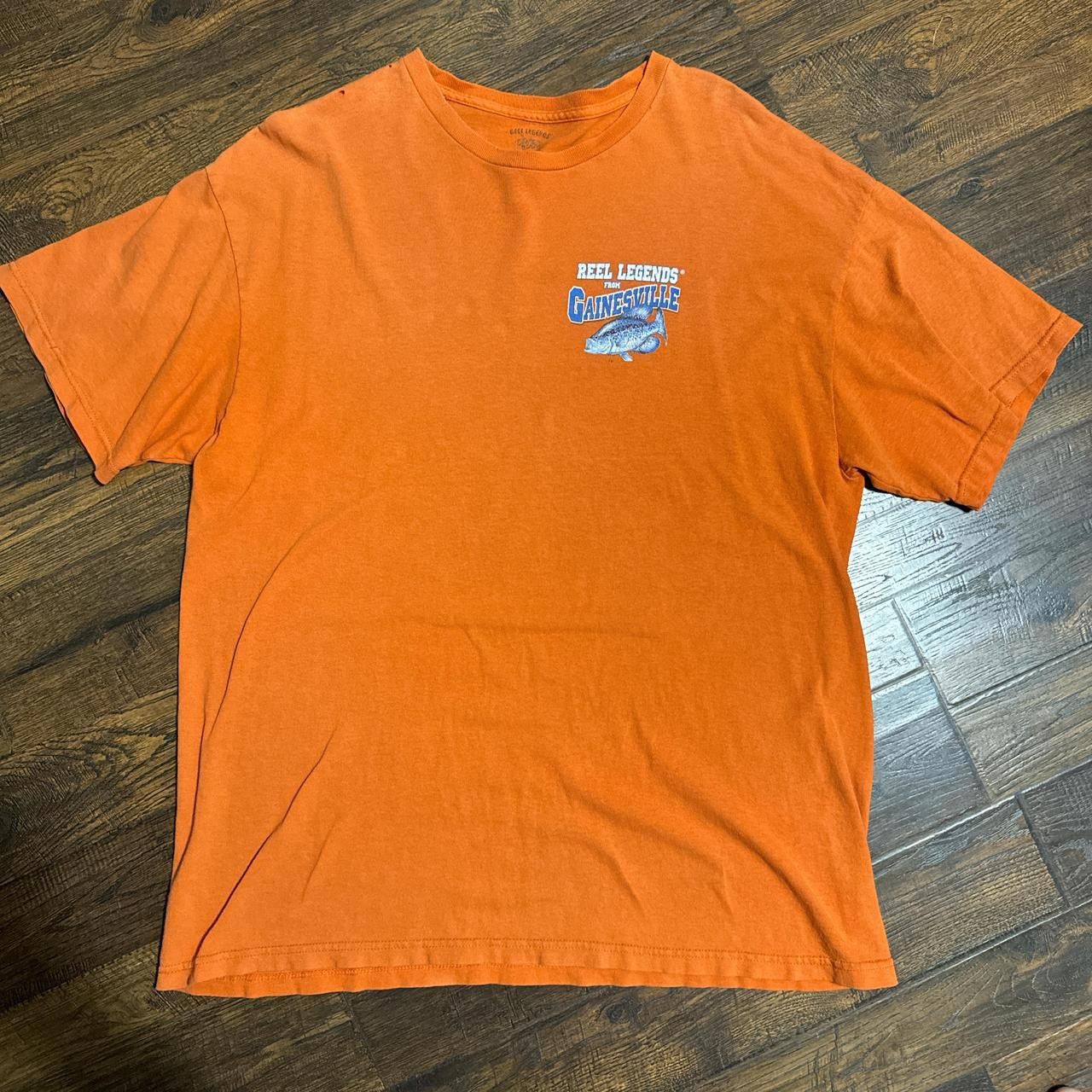 Designer men’s orange gainesville fishing tee Size US XL / EU 56 / 4 - 2 Thumbnail