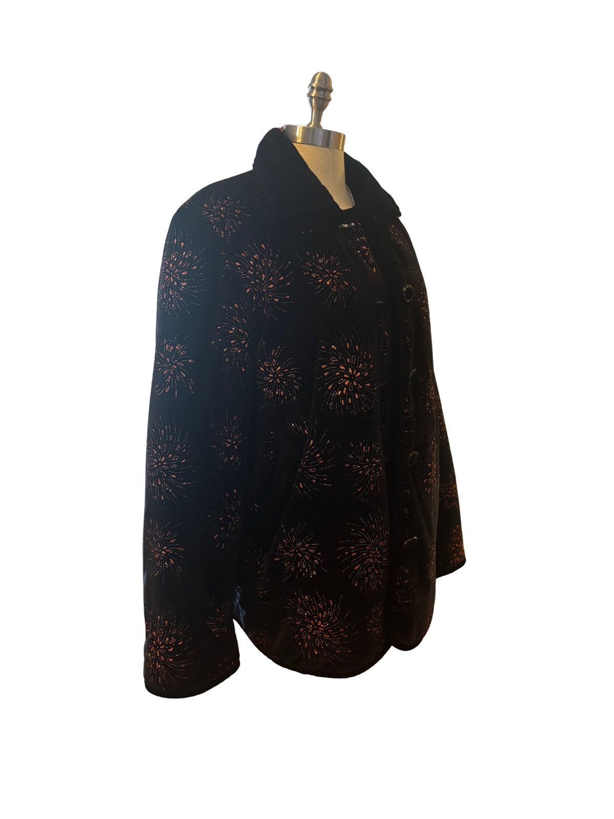 Other Women’s black velvet feel Jacket.wj1214 Size XXL / US 16-18 / IT 52-54 - 9 Thumbnail
