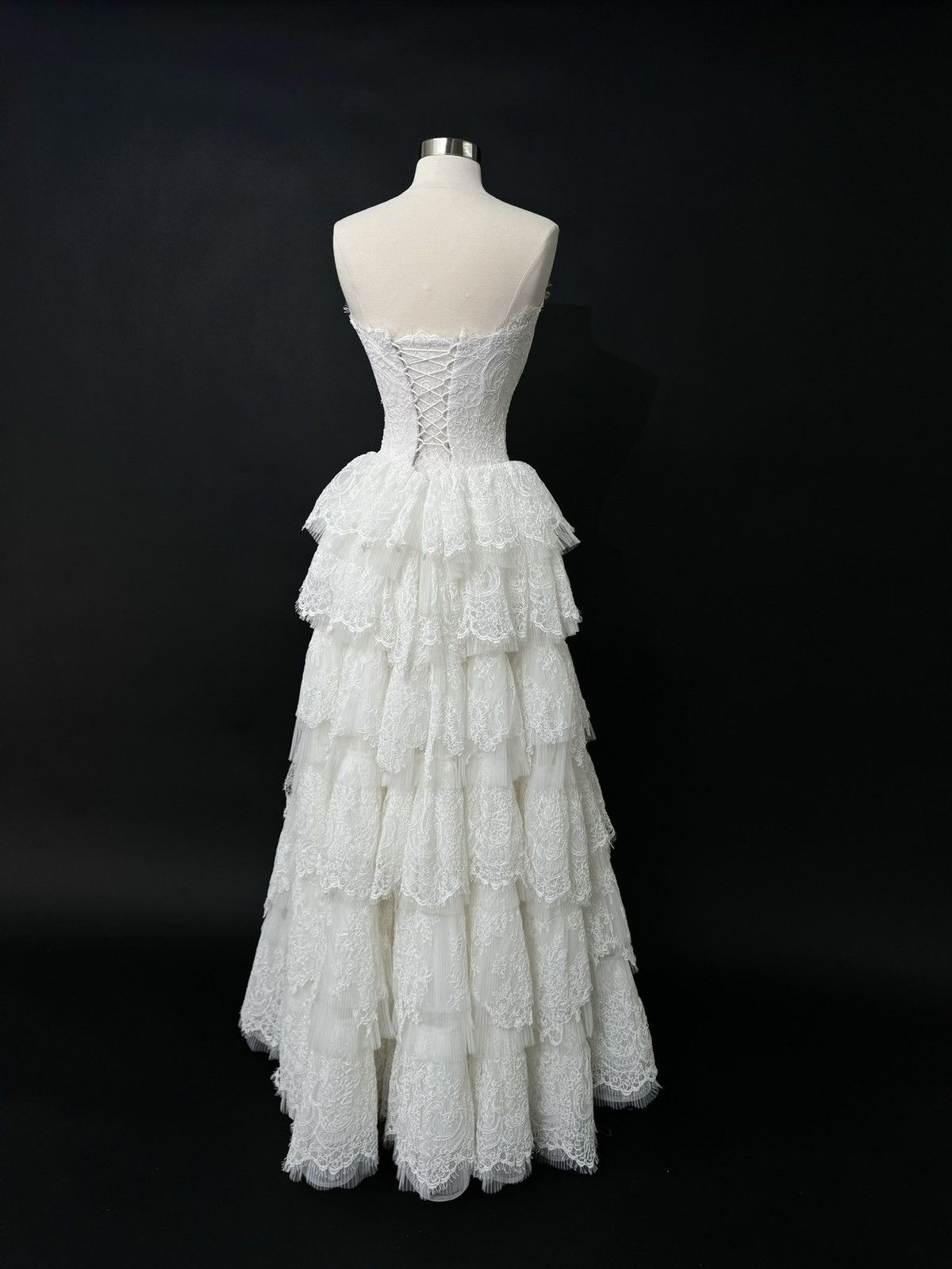 Other Preloved US 2-8 Custom Anna Augusta Bridal Gown Size M / US 6-8 / IT 42-44 - 8 Thumbnail