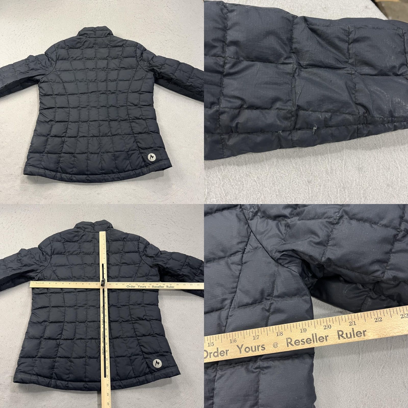 Marmot Marmot Jacket Womens Medium Black 700 Fill Down Quilted Puffer Insulated Coat Size M / US 6-8 / IT 42-44 - 8 Thumbnail