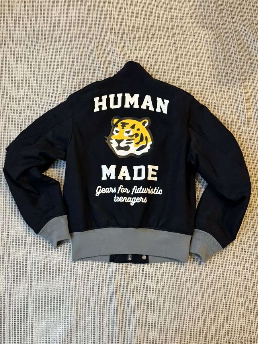 Human Made Human Made Navy Tiger Bomber Jacket Size US S / EU 44-46 / 1 - 10 Thumbnail