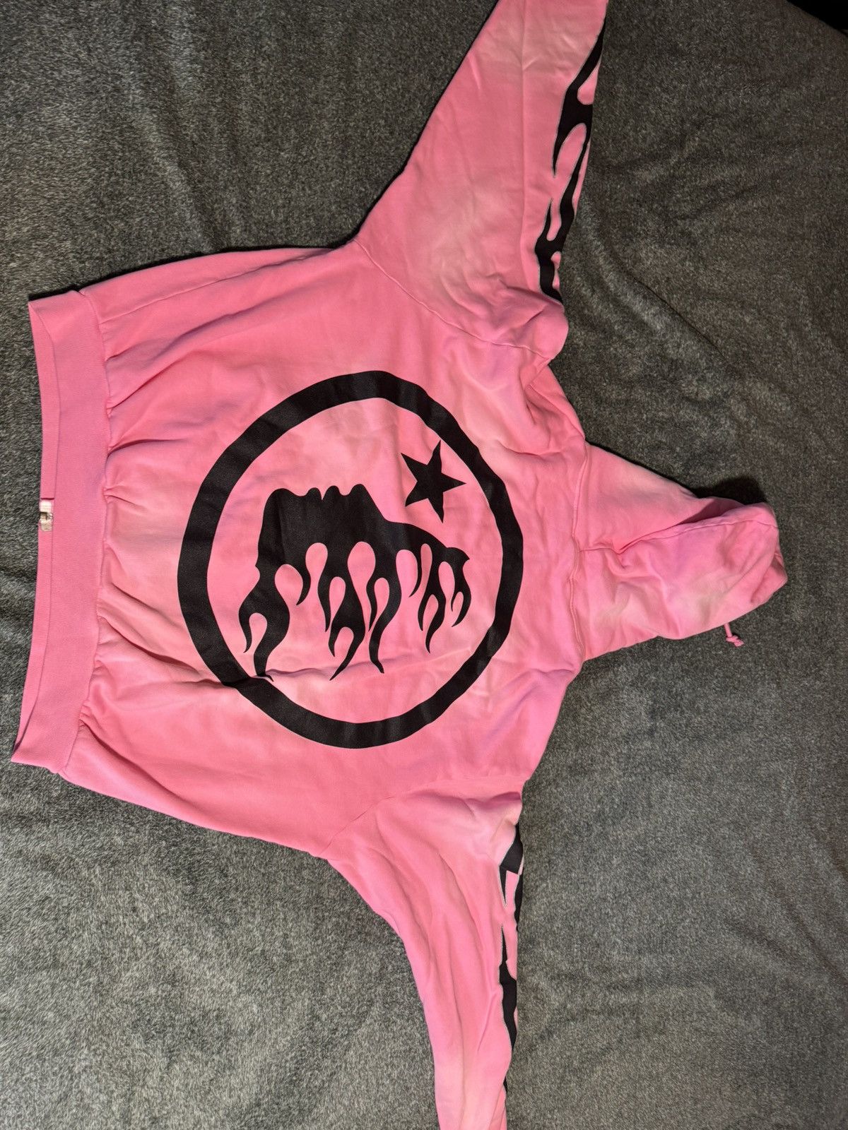 Complex × HELLSTAR Hellstar x Complex Sports Flame Zip-Up ‘Pink’ Size US XL / EU 56 / 4 - 7 Thumbnail