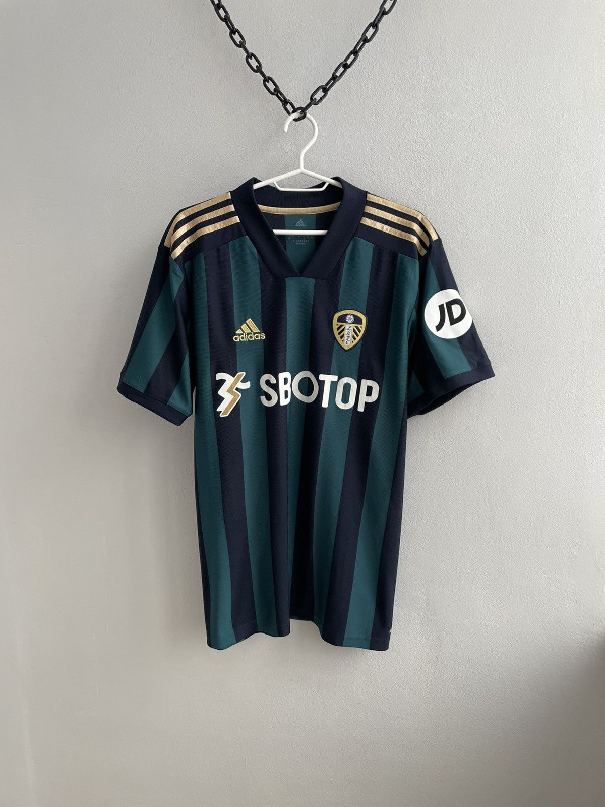 Adidas Leeds United 2020 2021 Away Football Shirt Soccer Jersey Size US L / EU 52-54 / 3 - 1 Thumbnail