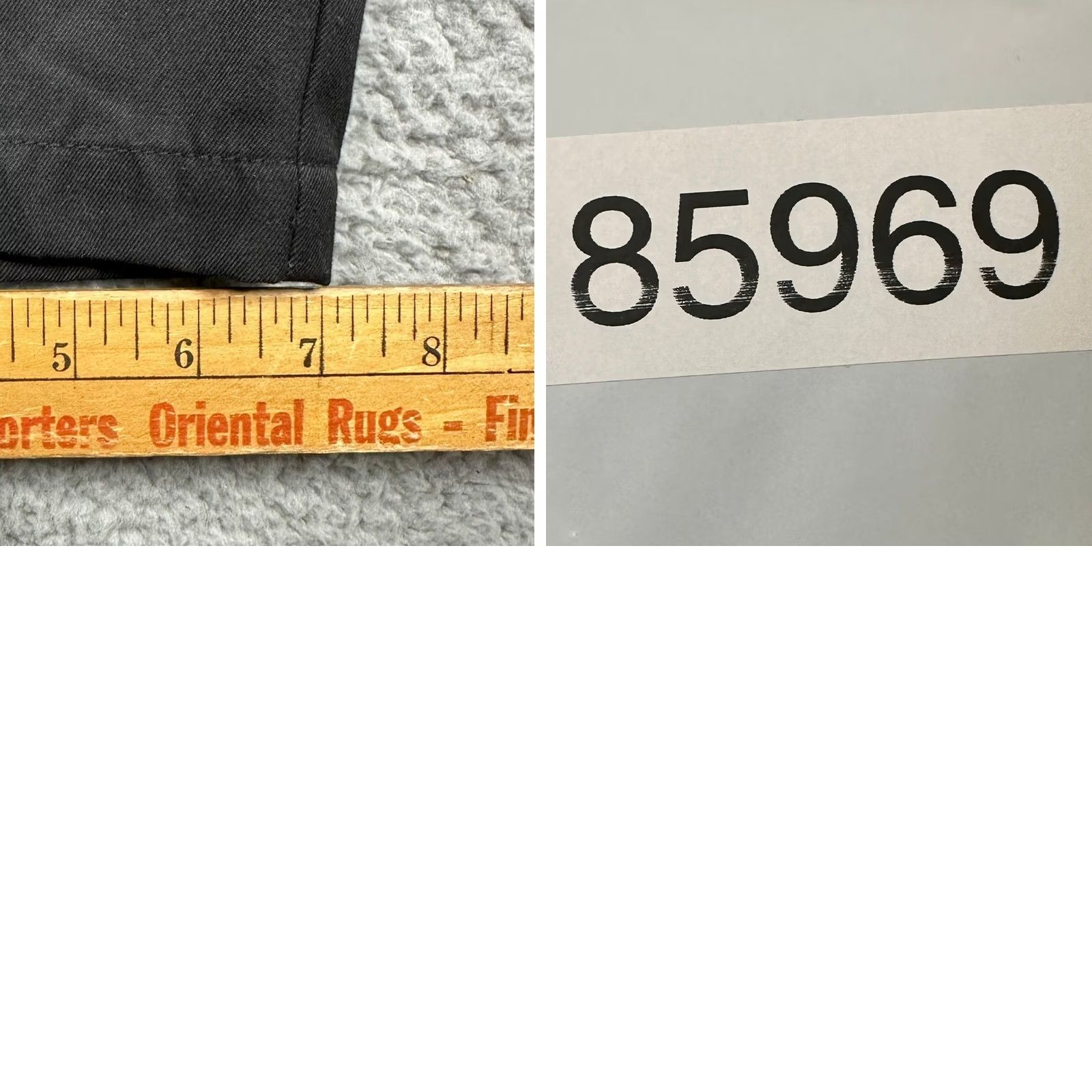 Obey VINTAGE? NO Obey Pants Mens M Black Chino Tapered Elastic Waist Drawstring Pockets Slant 30x29.5 Button Size US 30 / EU 46 - 8 Thumbnail